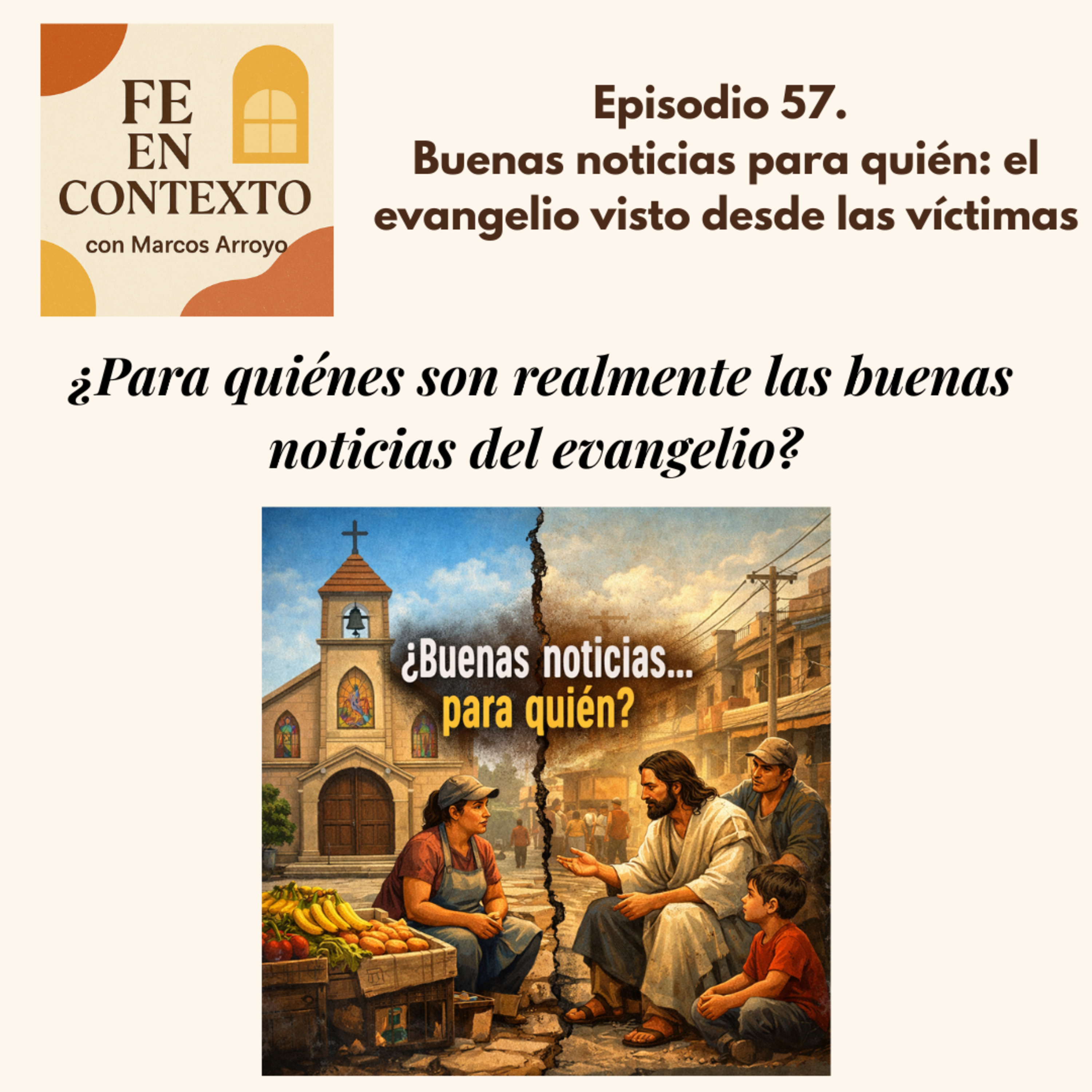 Episodio 57. ¿Buenas noticias para quién?: el evangelio visto desde las víctimas episode artwork