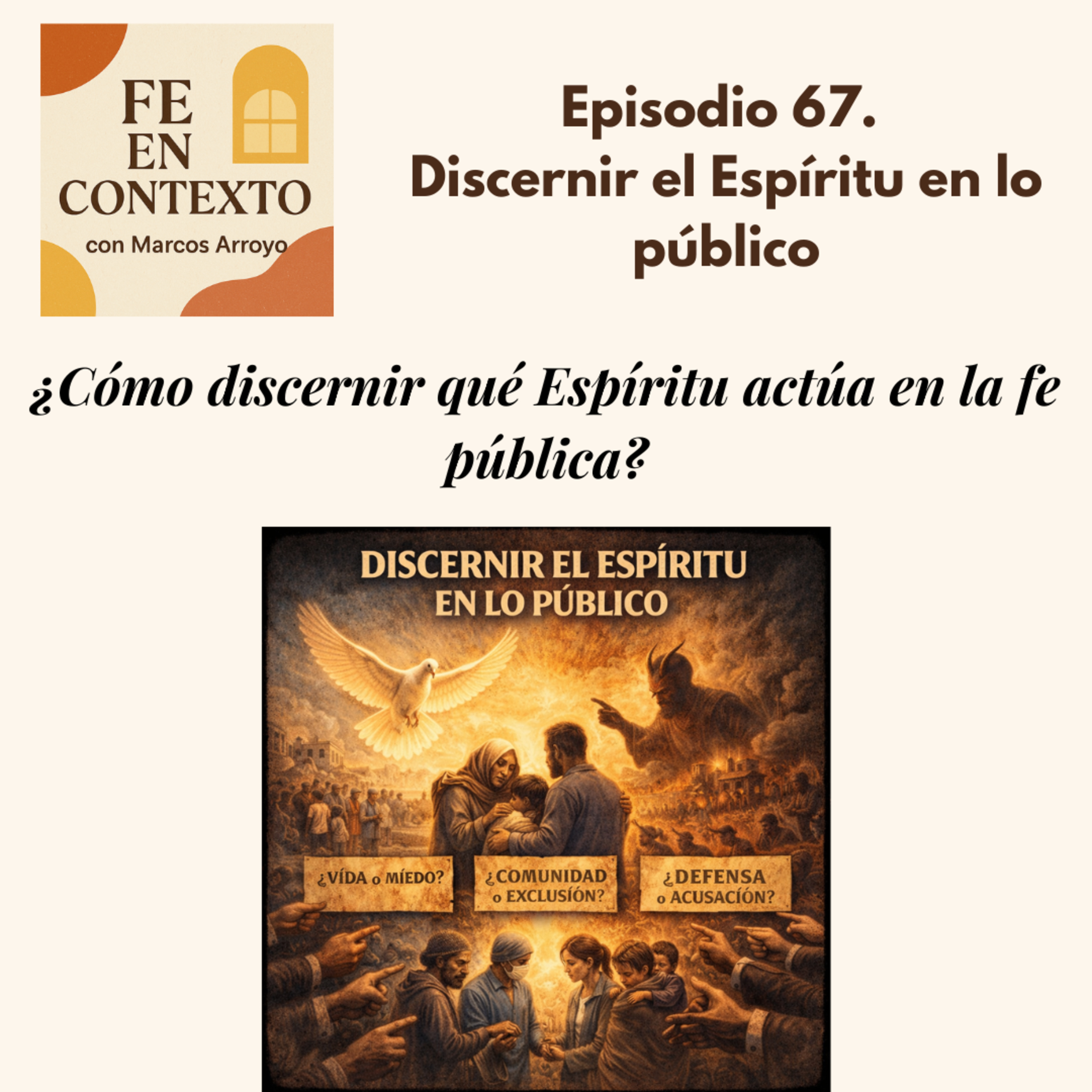 Episodio 67. Discernir el Espíritu en lo público episode artwork