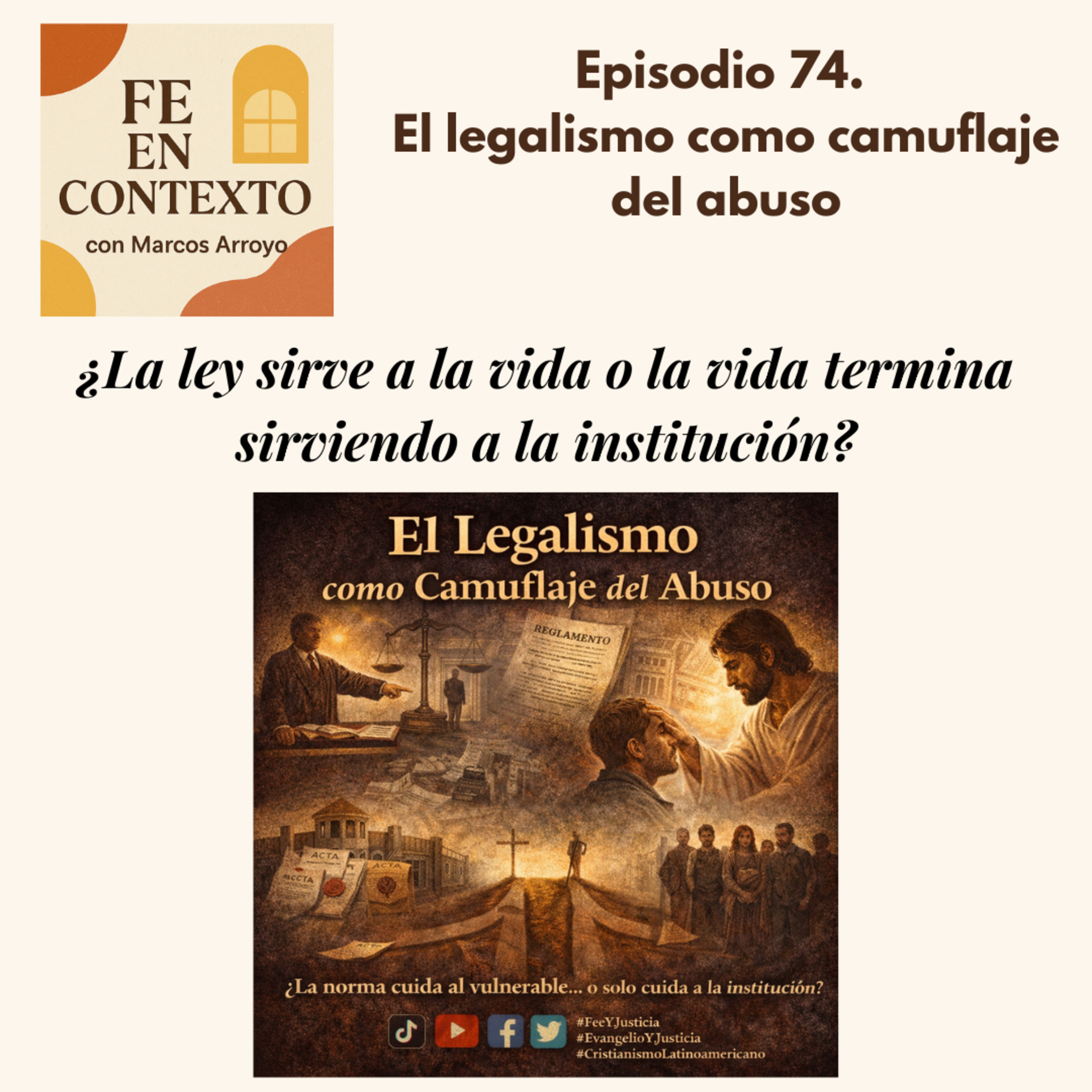 Episodio 74. El legalismo como camuflaje del abuso episode artwork