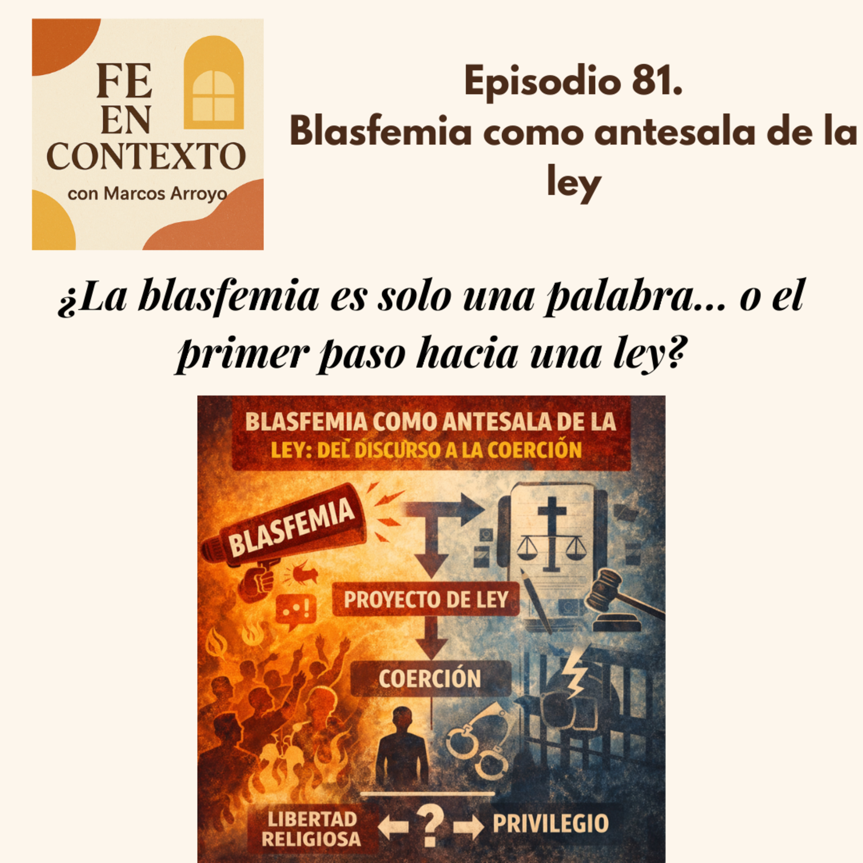 Episodio 81. Blasfemia como antesala de la ley episode artwork