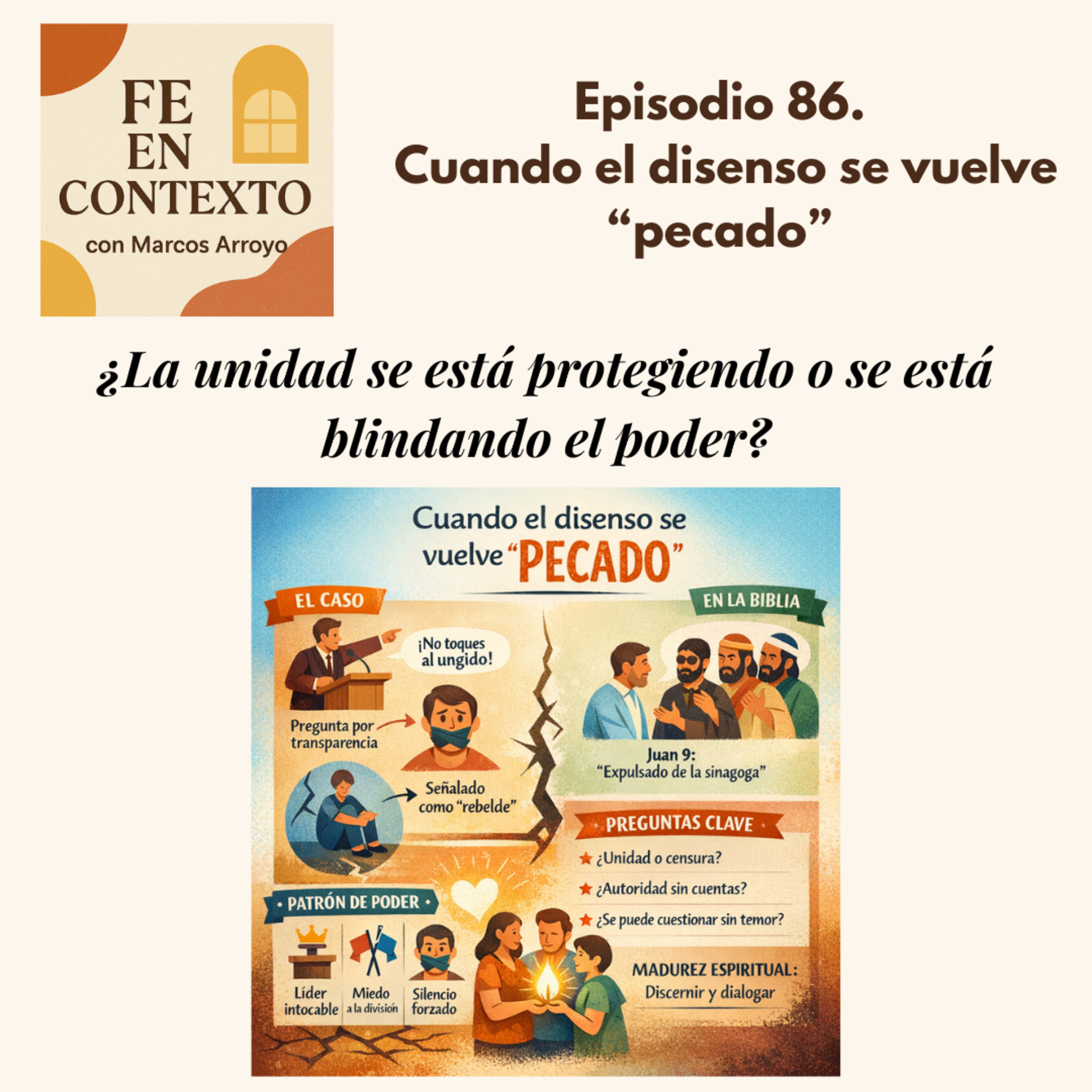 Episodio 86. Cuando el disenso se vuelve “pecado”  episode artwork