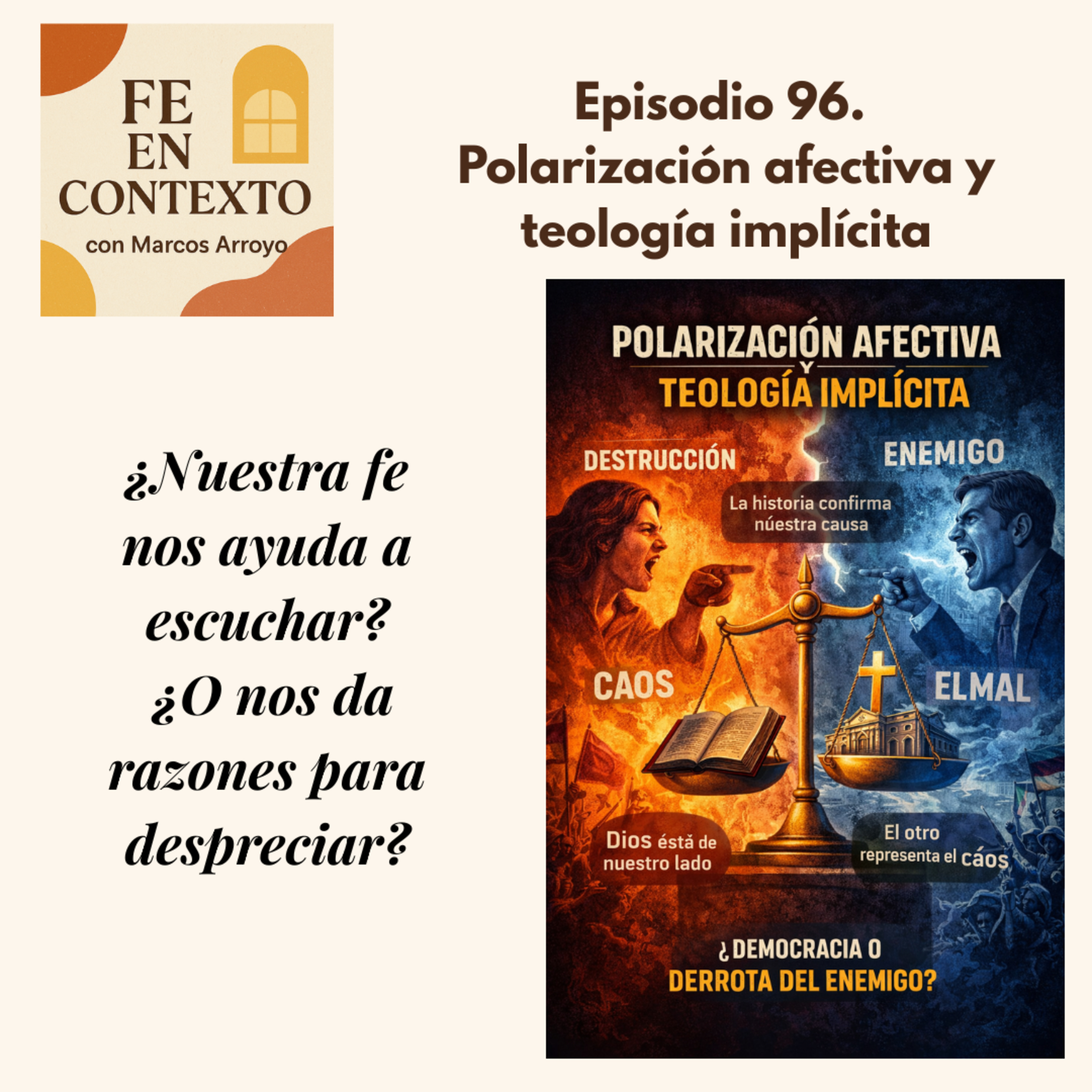Episodio 96. Polarización afectiva y teología implícita episode artwork
