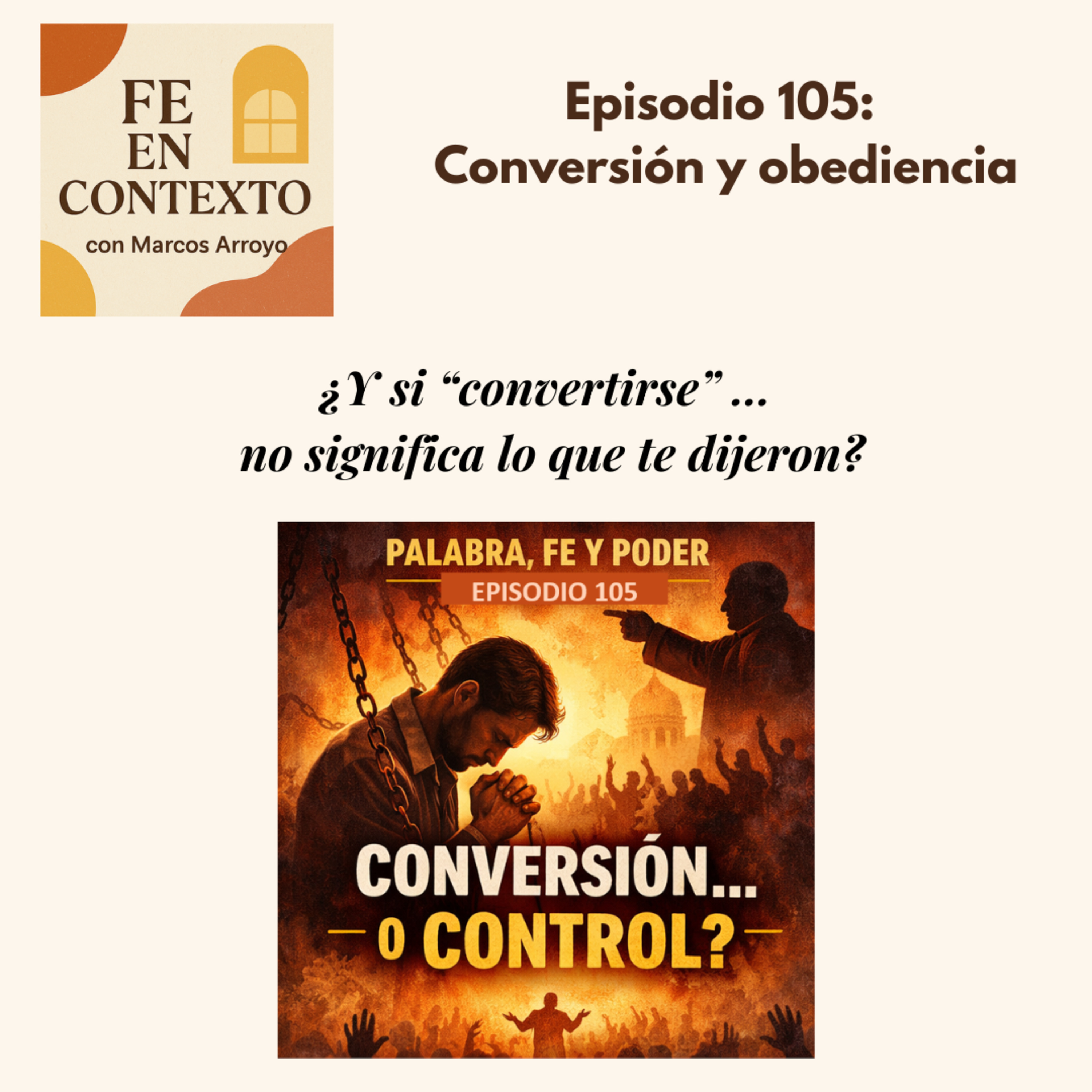Episodio 105: Conversión y obediencia episode artwork