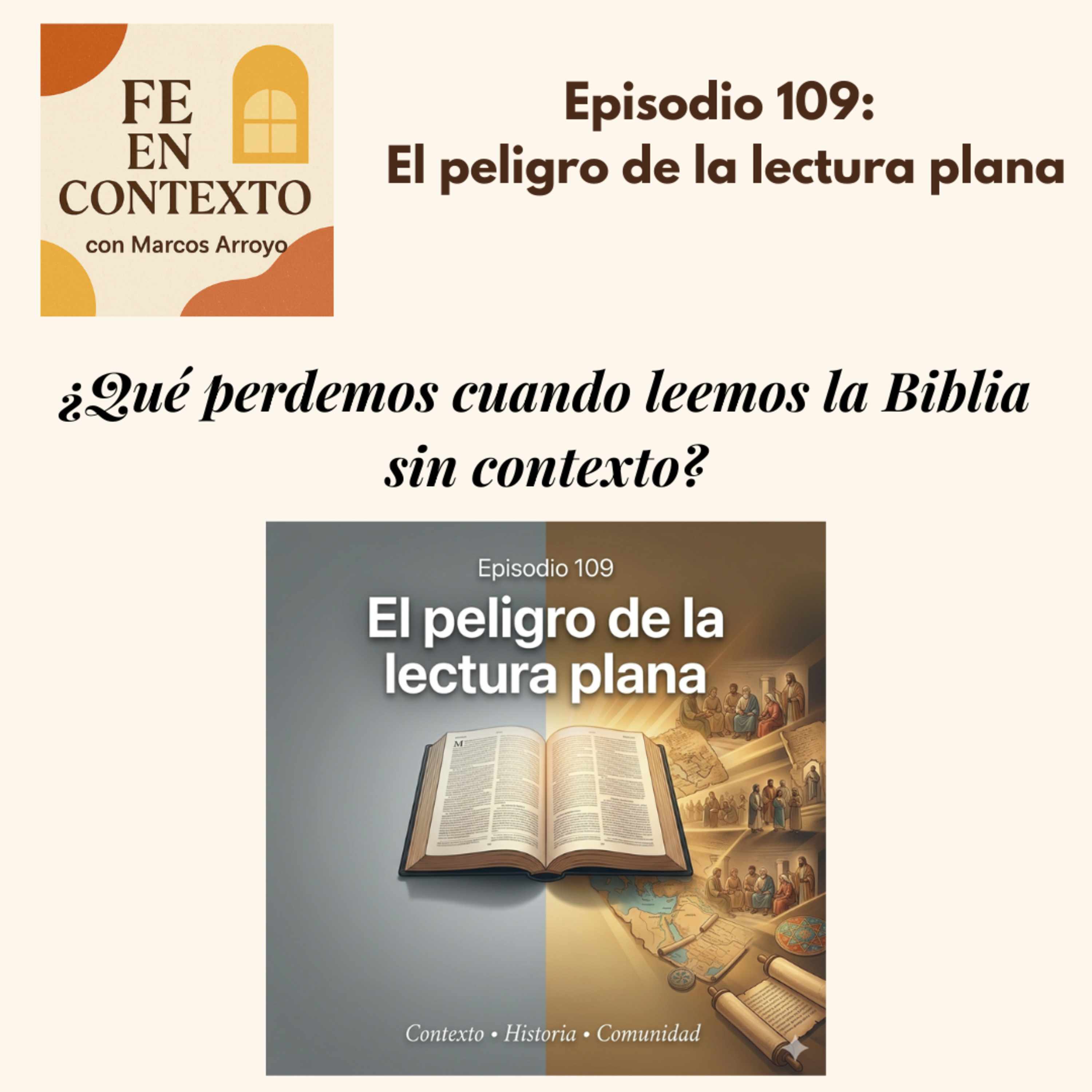 Episodio 109: El peligro de la lectura plana episode artwork
