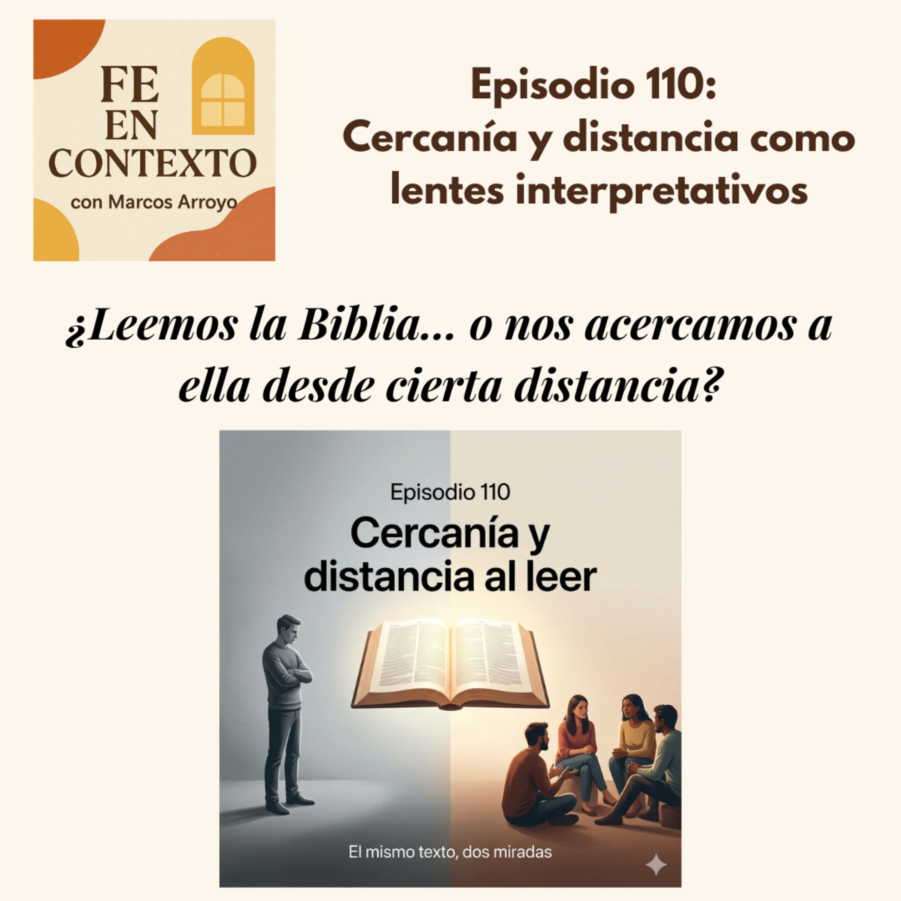 Episodio 110: Cercanía y distancia como lentes interpretativos episode artwork