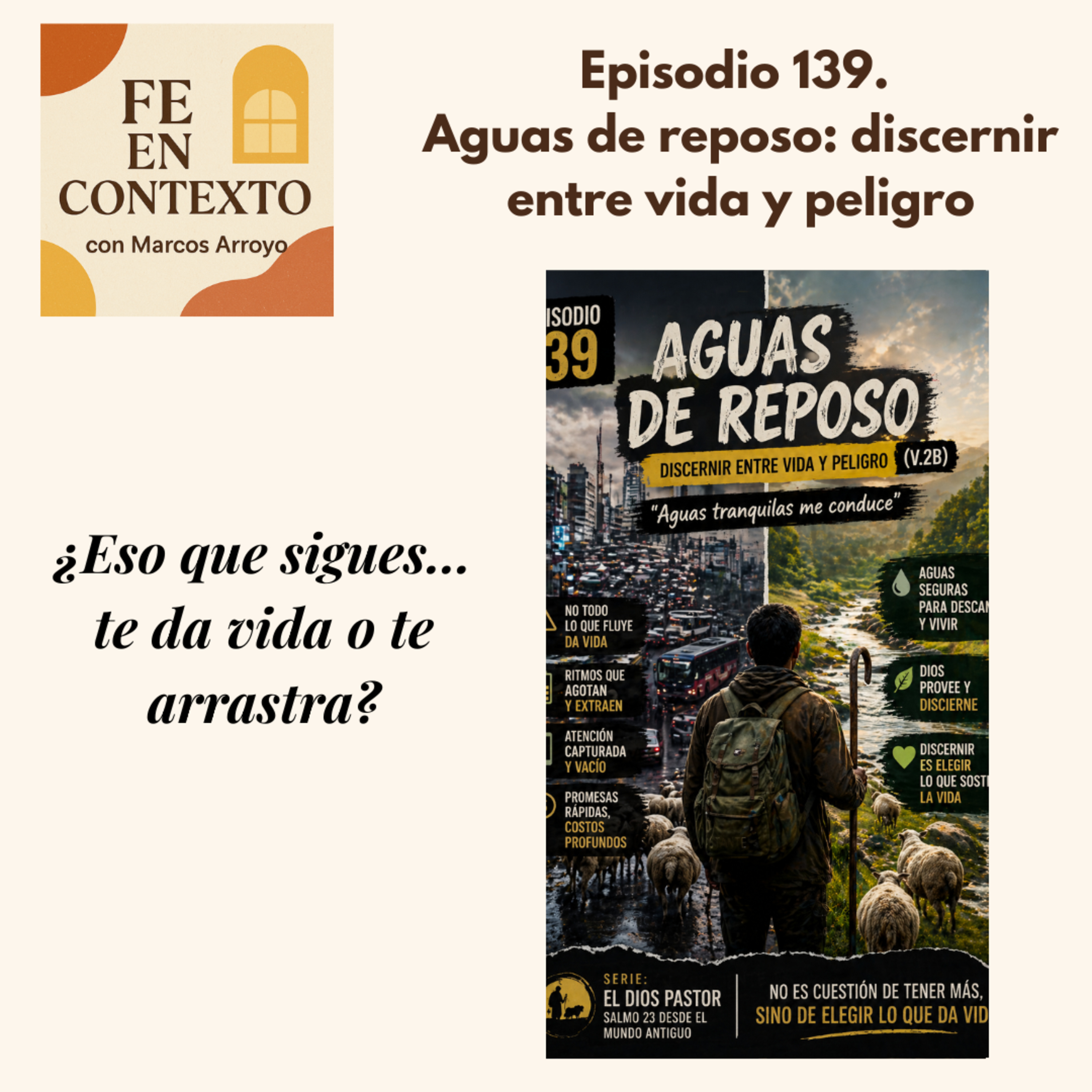 Episodio 139. Aguas de reposo: discernir entre vida y peligro episode artwork