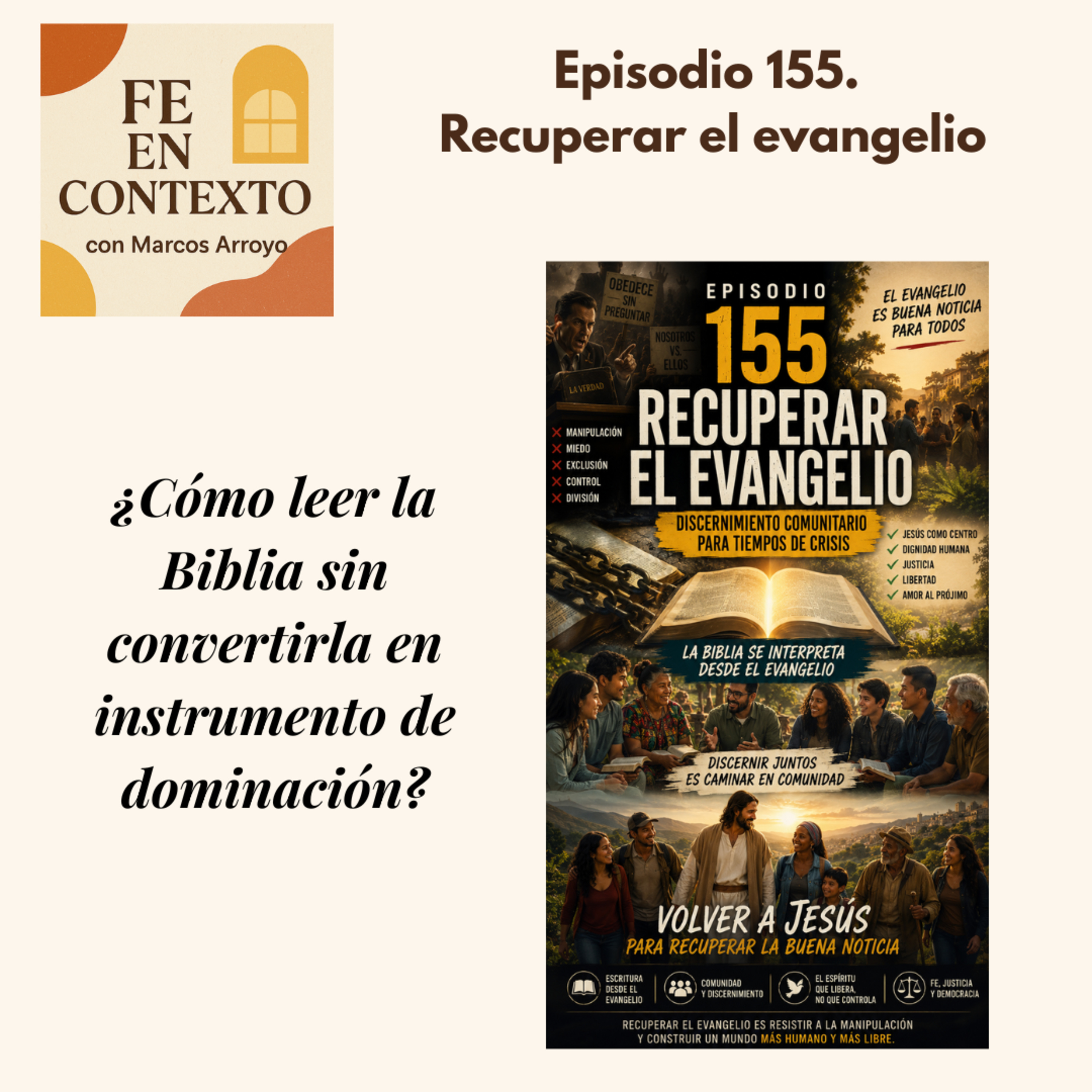 Episodio 155. Recuperar el evangelio episode artwork