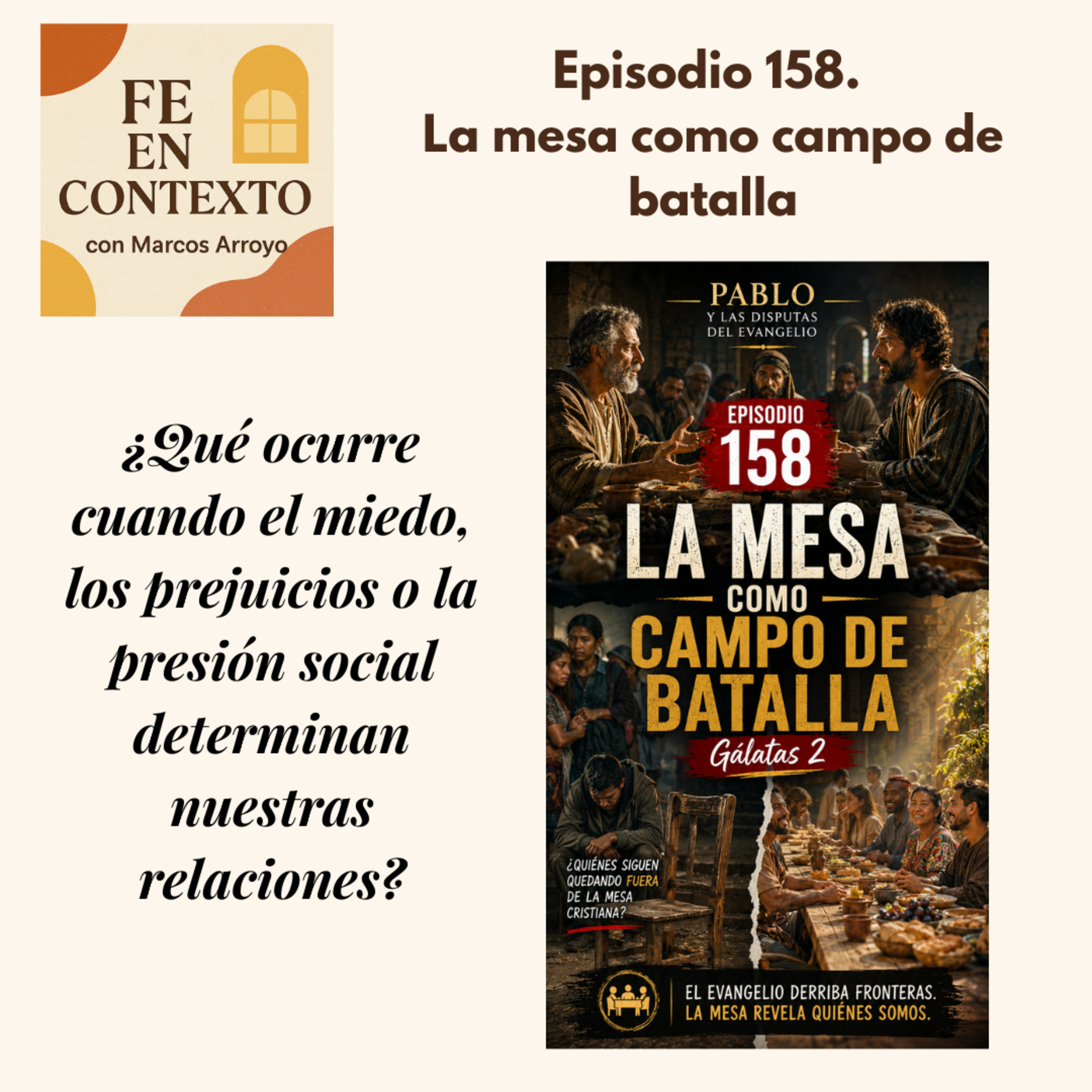Episodio 158. La mesa como campo de batalla episode artwork