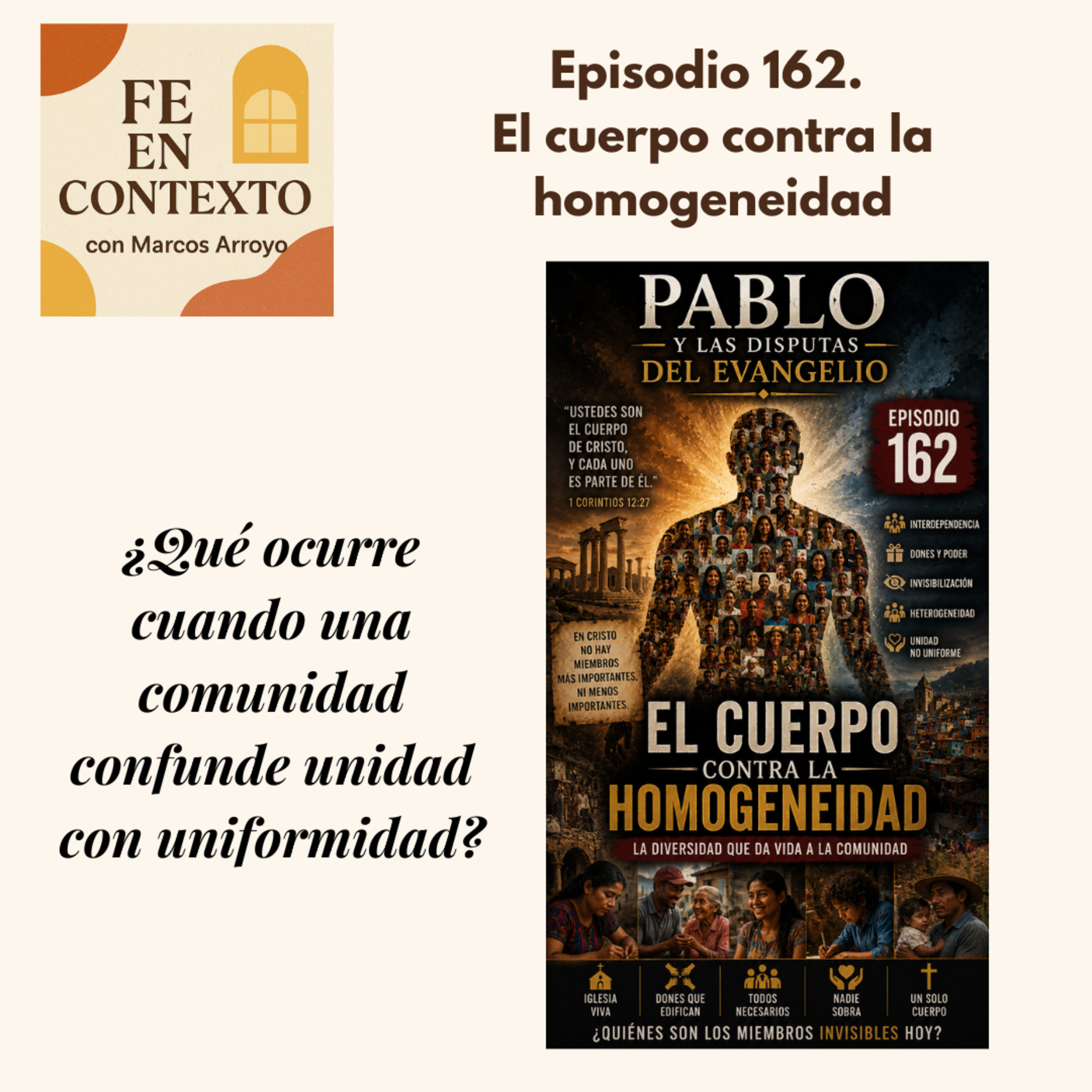 Episodio 162. El cuerpo contra la homogeneidad episode artwork