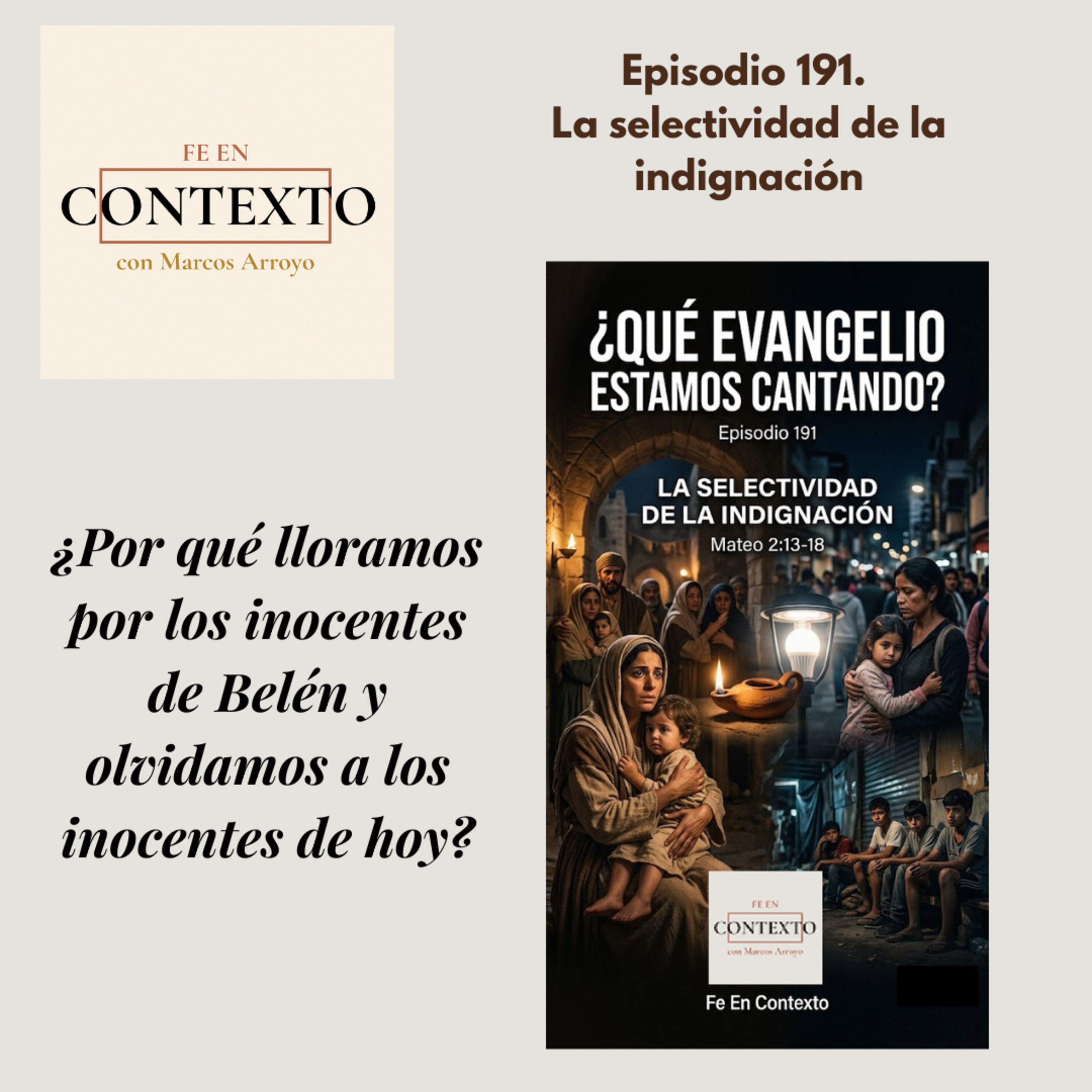 Episodio 191. La selectividad de la indignación episode artwork