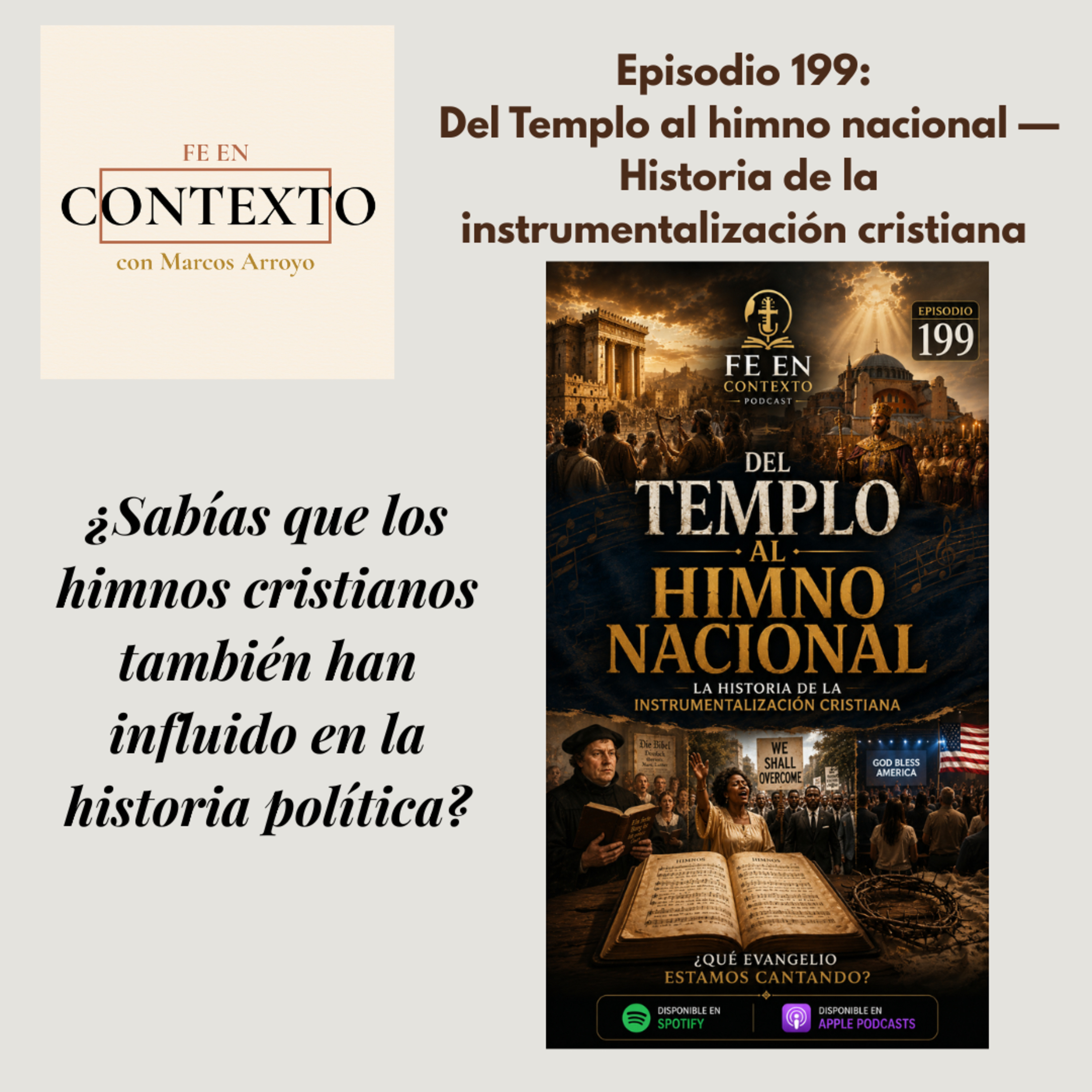 Episodio 199: Del Templo al himno nacional  episode artwork