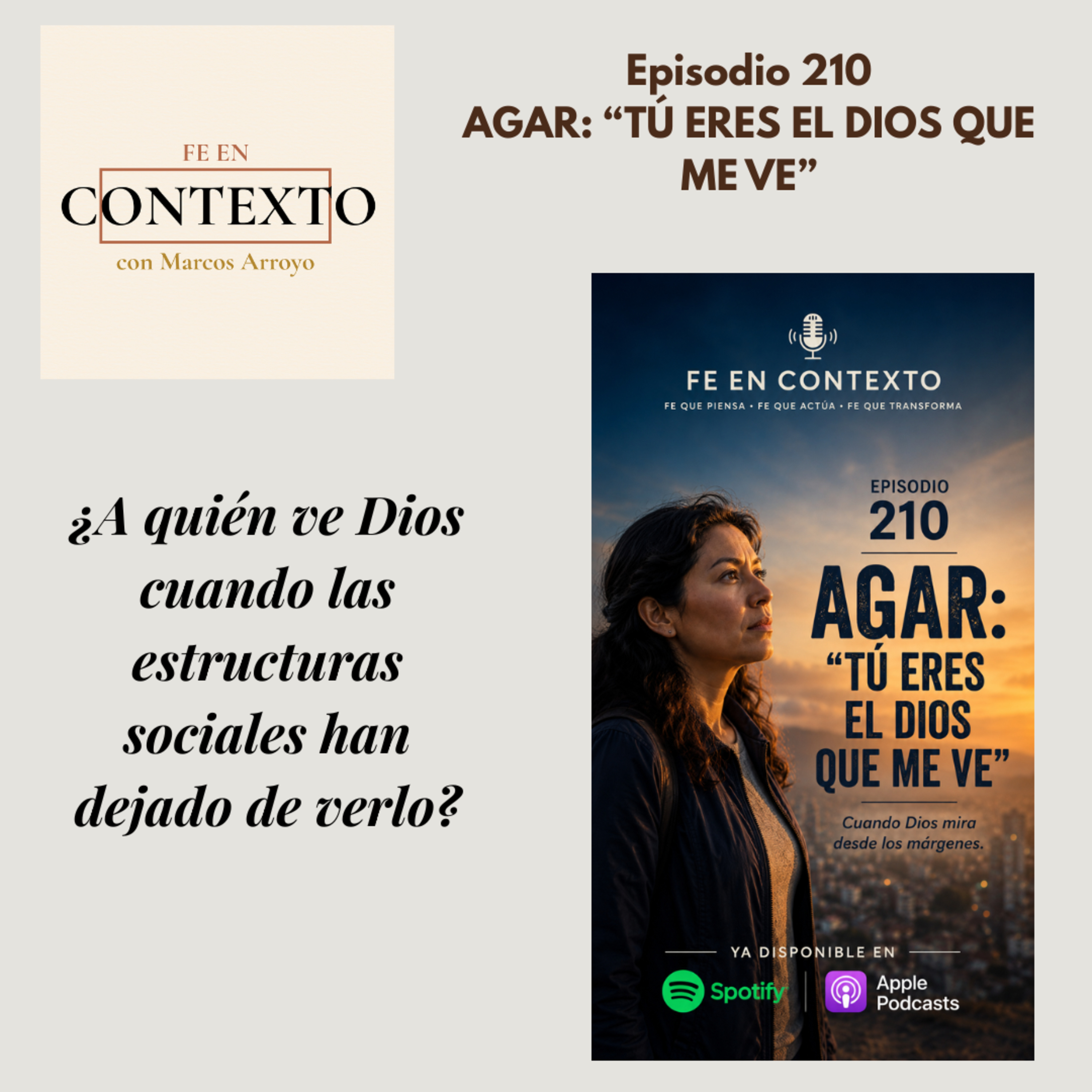  Episodio 210. Agar: “Tú eres el Dios que me ve"  episode artwork