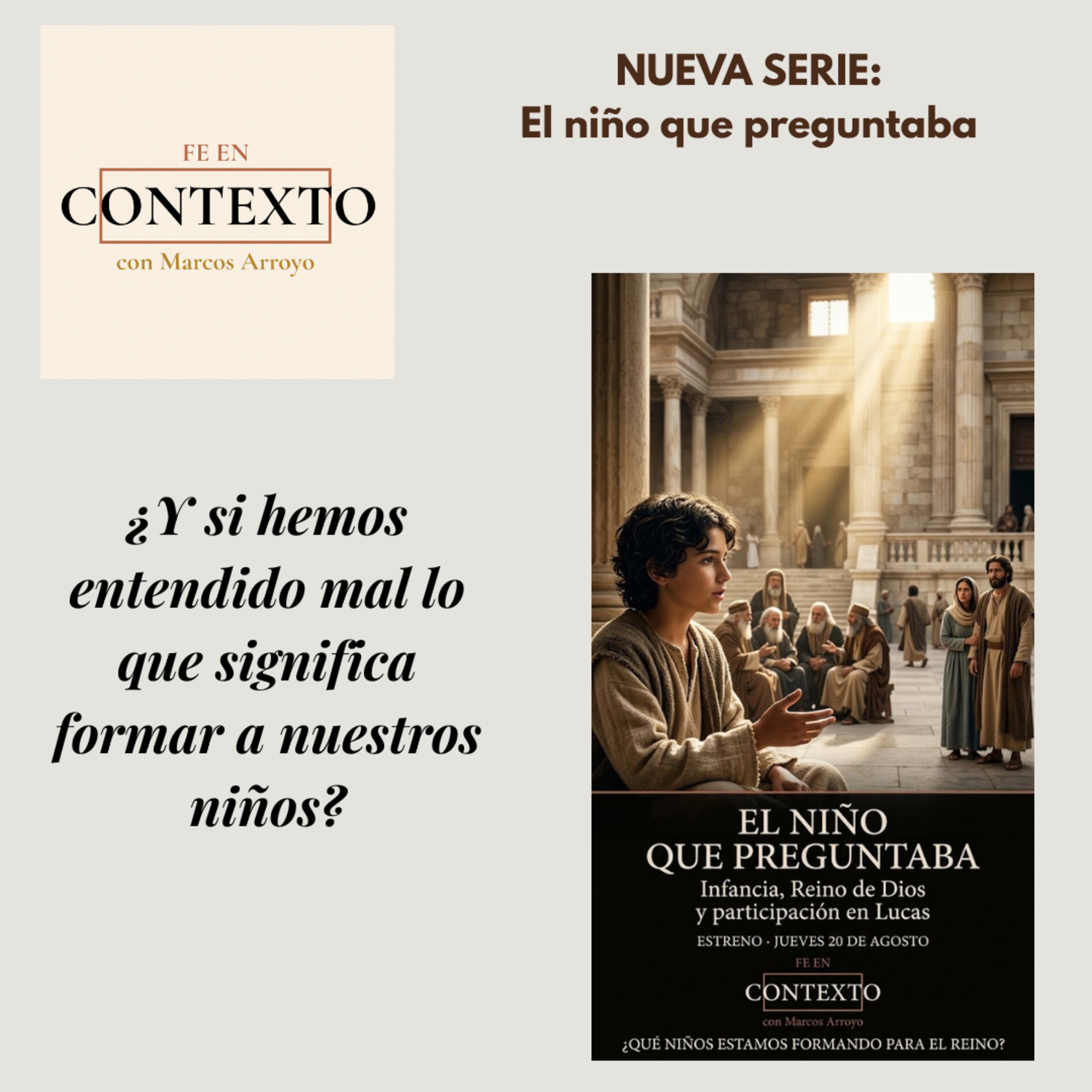 Nueva serie: El niño que preguntaba episode artwork