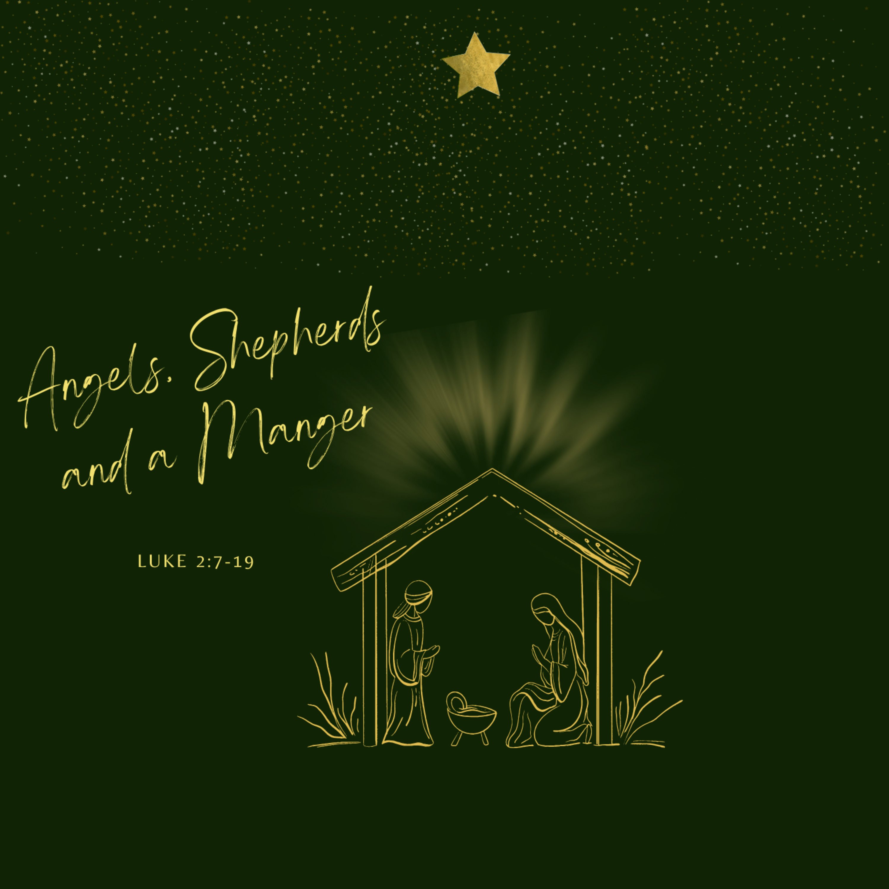 Angels, Shepherds and a Manger (Christmas Eve Service) episode artwork