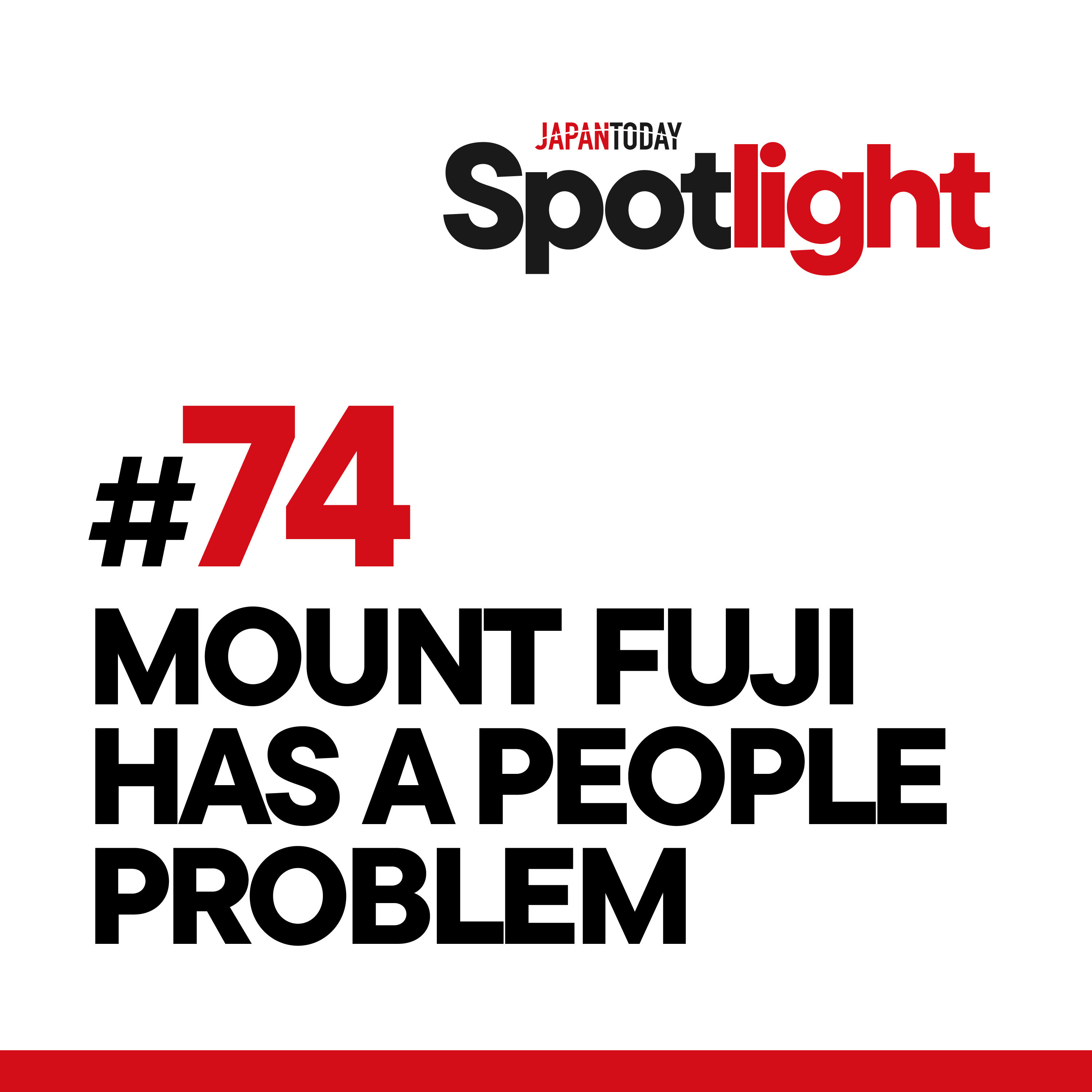 Mount Fuji has a people problem