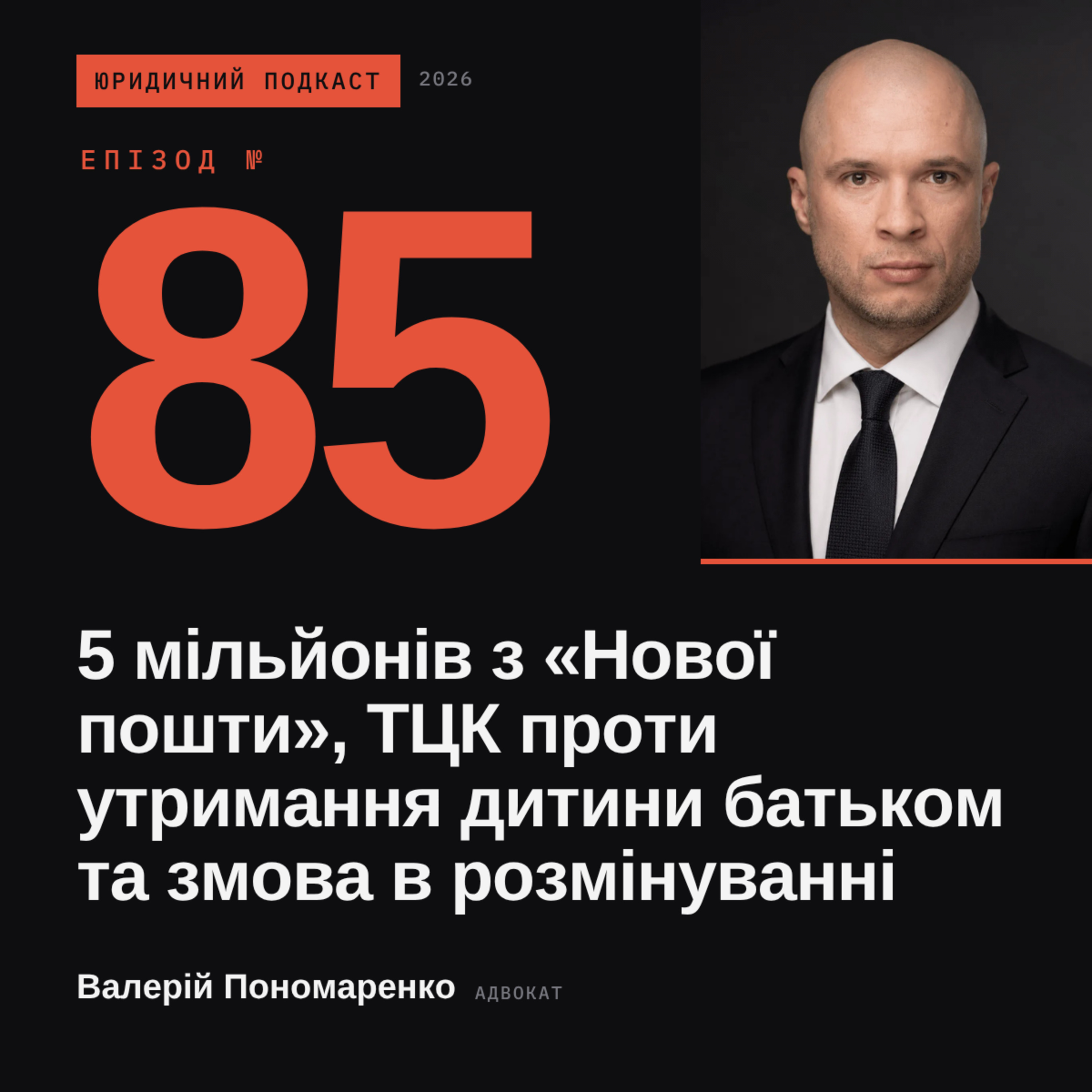 85. Пʼять мільйонів з «Нової пошти», ТЦК і дитина та змова в розмінуванні