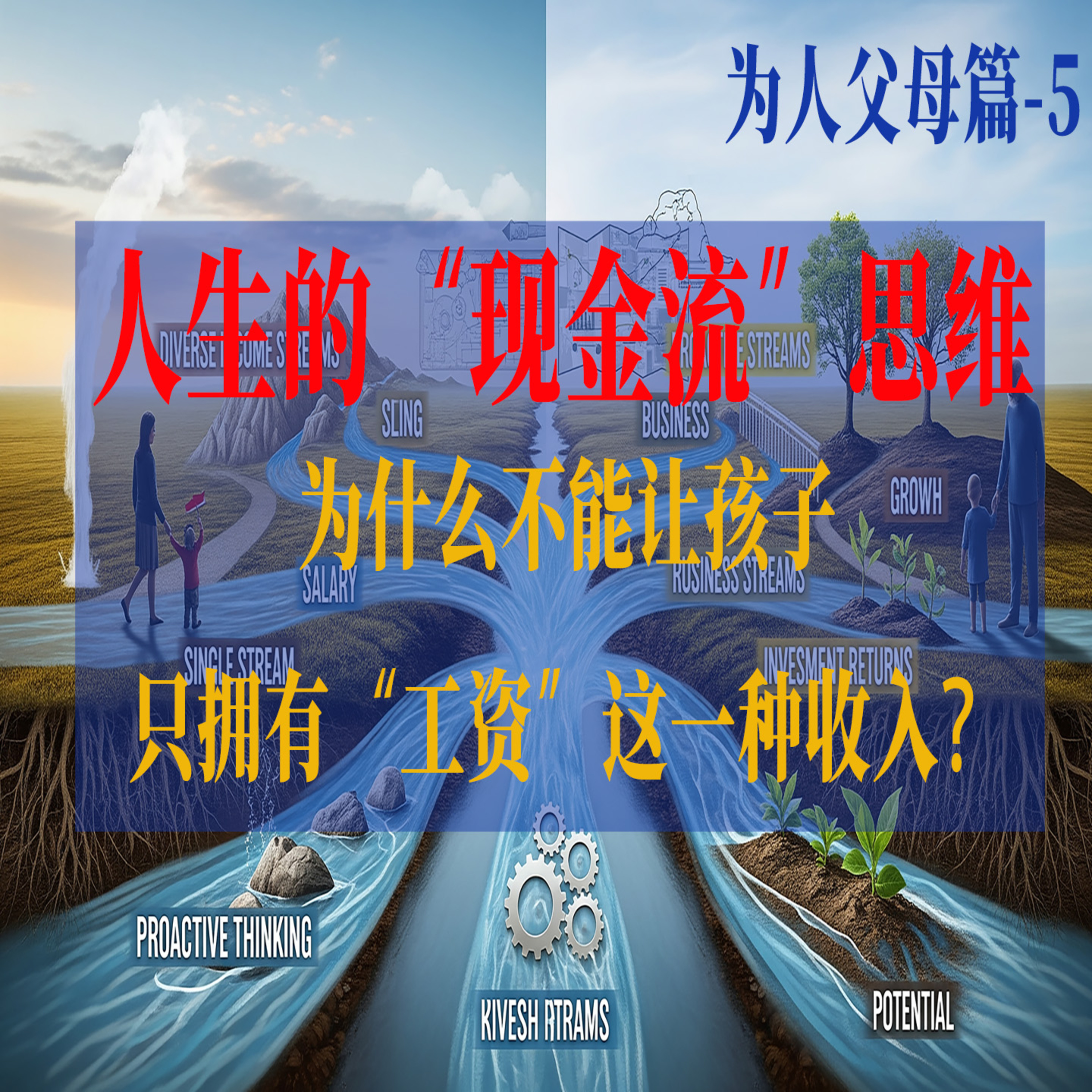人生的“现金流”思维：为什么不能让孩子只拥有“工资”这一种收入？ episode artwork