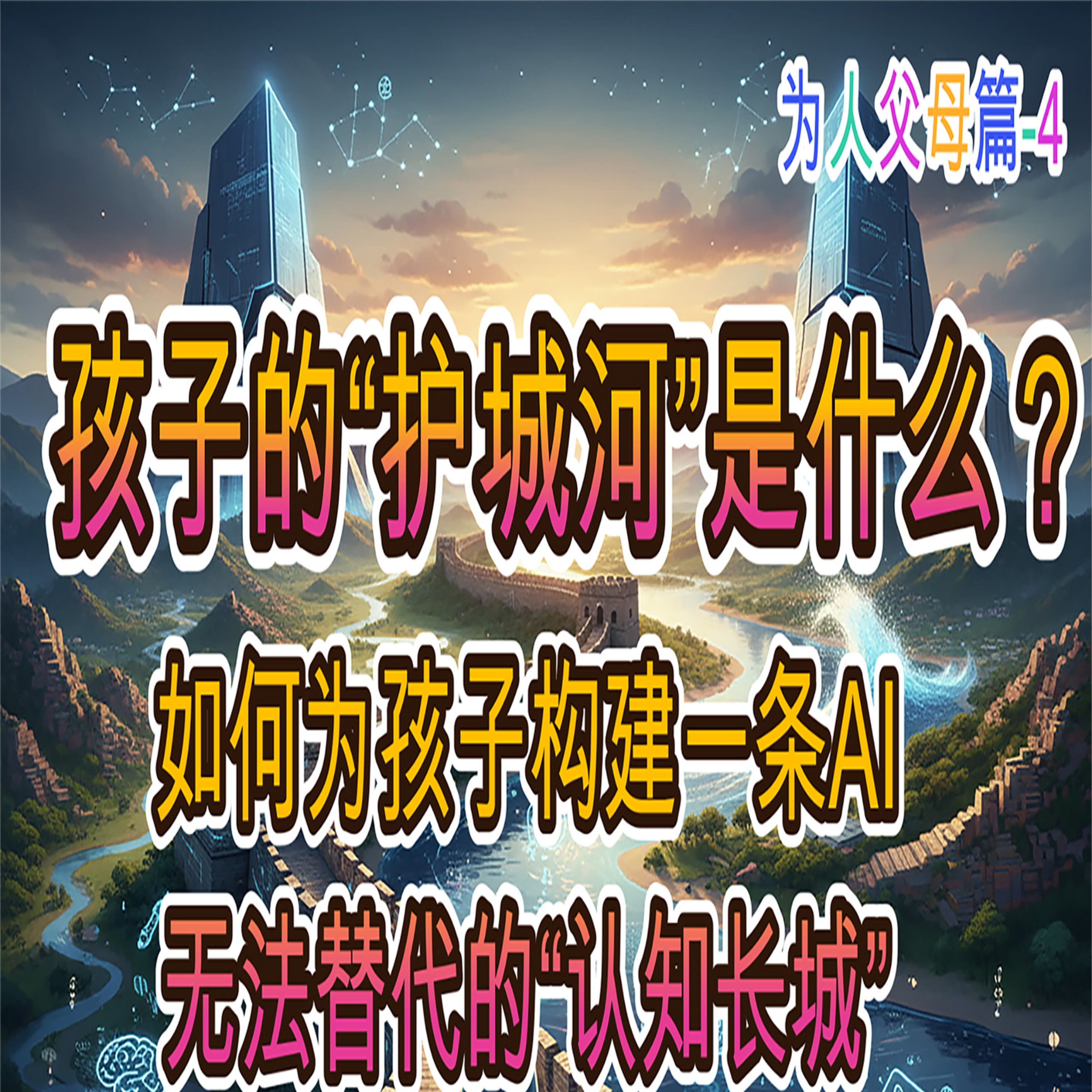 孩子的“护城河”是什么？如何为孩子构建一条AI无法替代的“认知长城” episode artwork