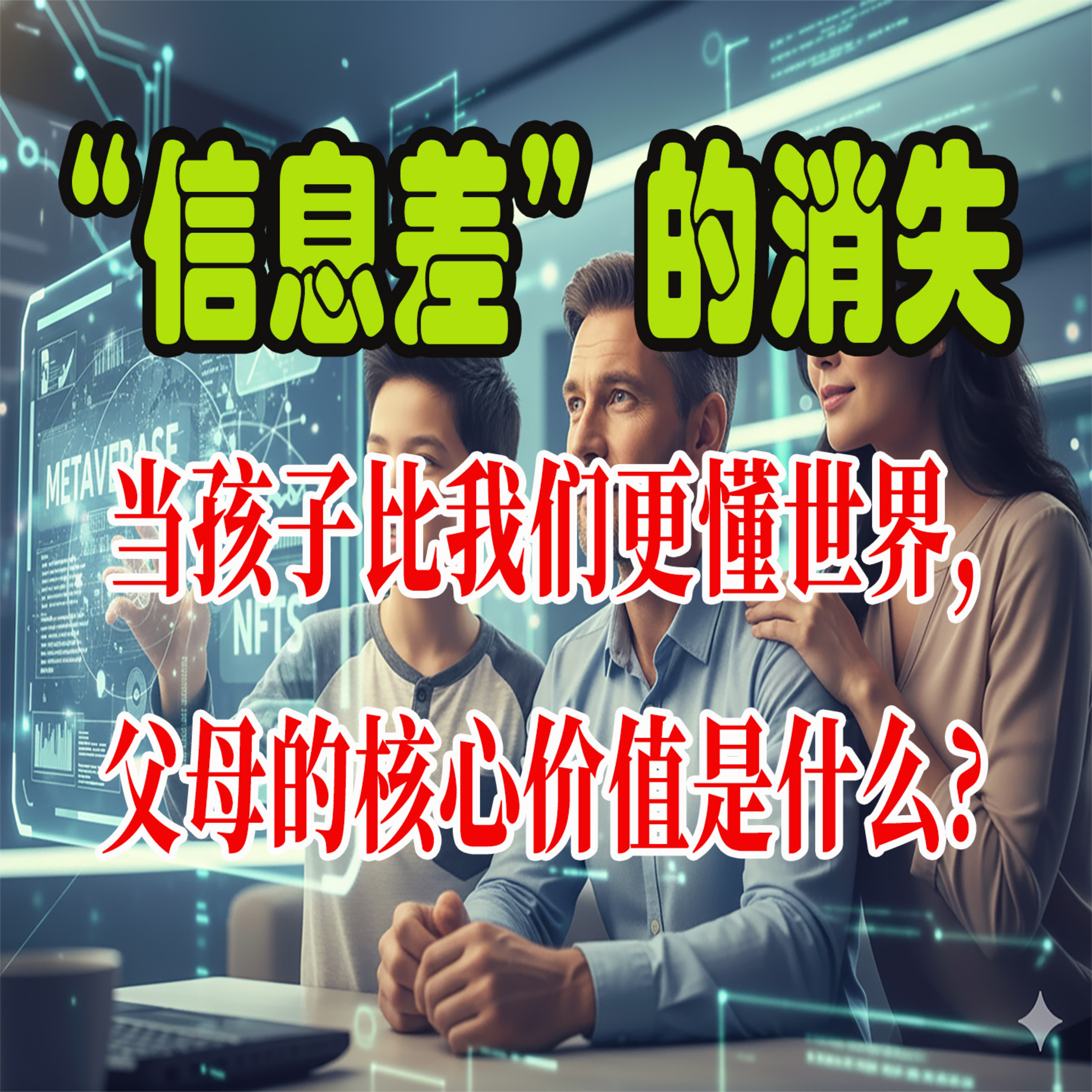 “信息差”的消失：当孩子比我们更懂世界，父母的核心价值是什么？ episode artwork