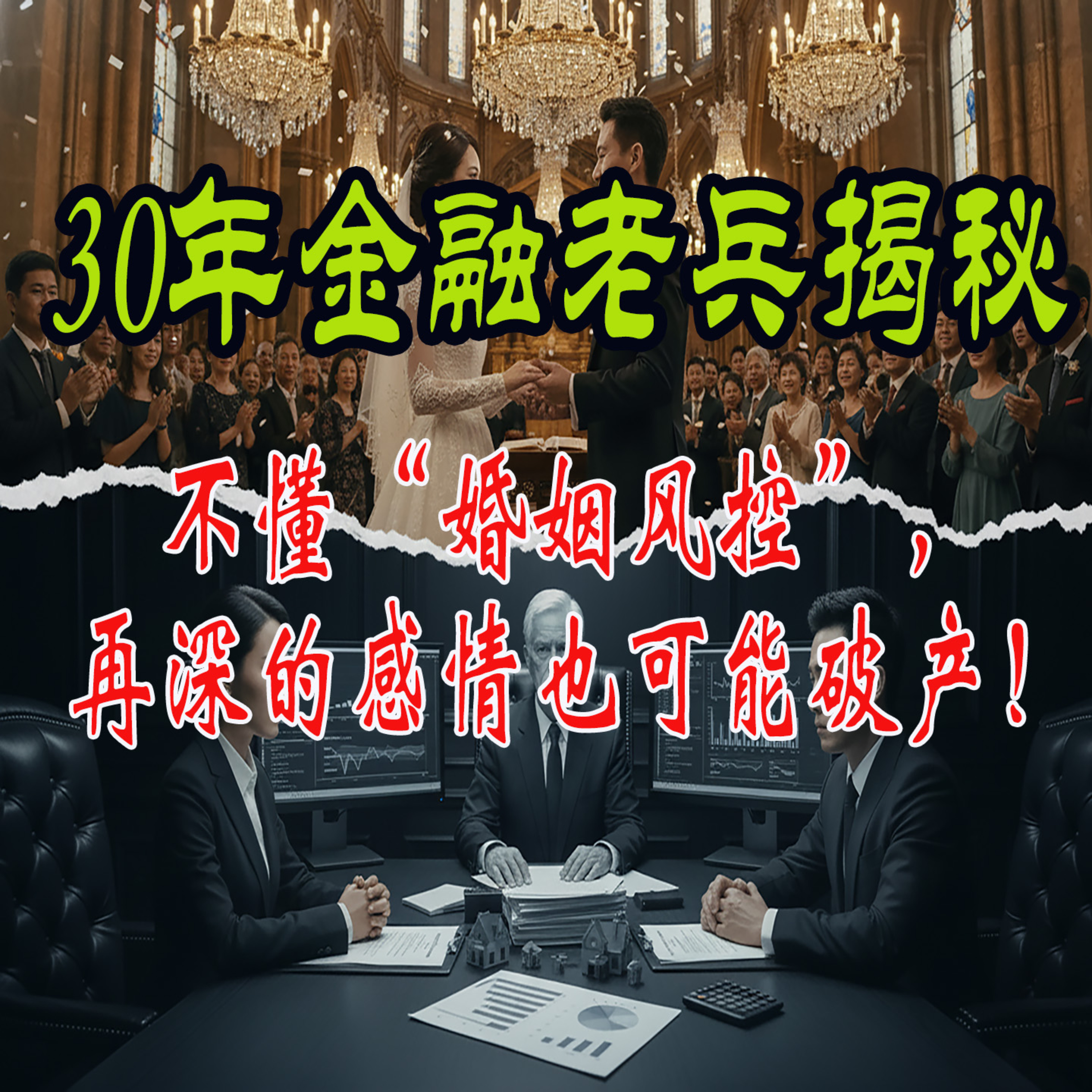 30年金融老兵揭秘：不懂“婚姻风控”，再深的感情也可能破产！ episode artwork