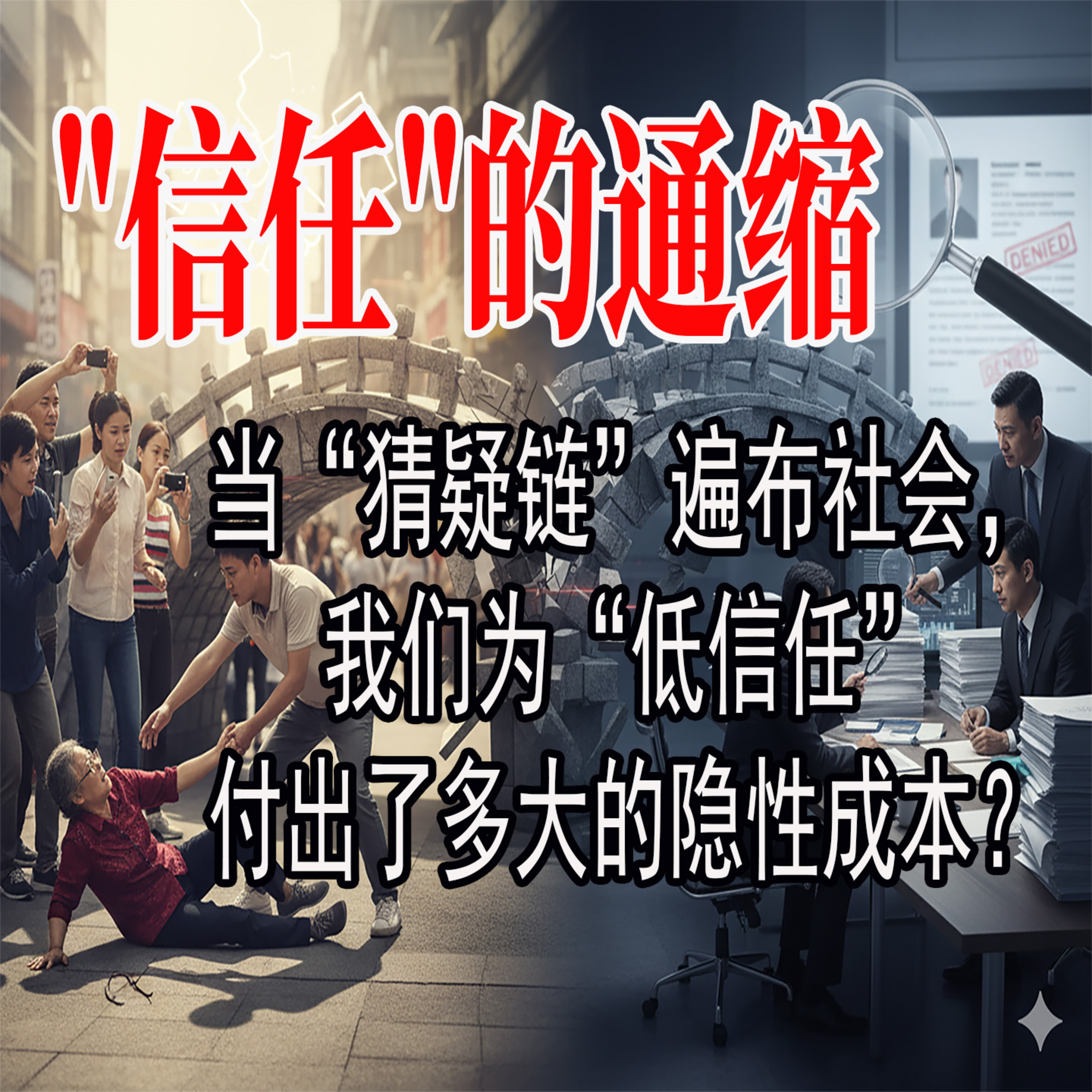 “信任”的通缩：当“猜疑链”遍布社会，我们为“低信任”付出了多大的隐性成本？ episode artwork