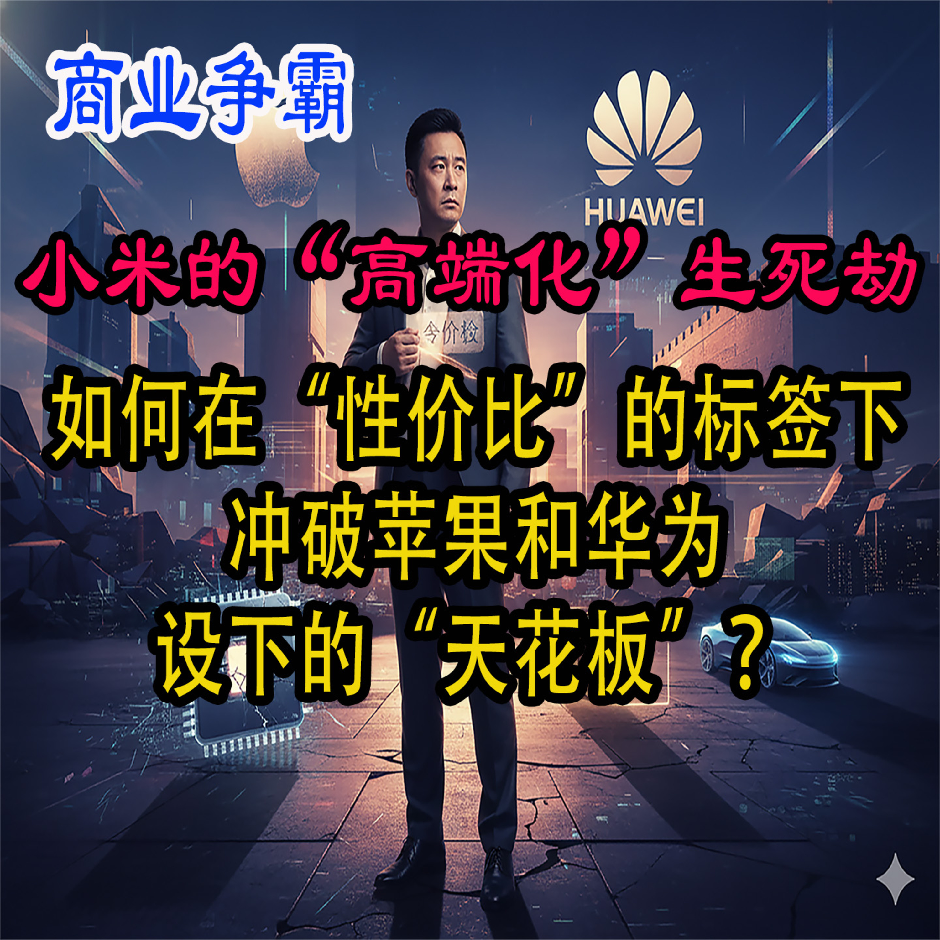 小米的“高端化”生死劫：如何在“性价比”的标签下，冲破苹果和华为设下的“天花板”？ episode artwork