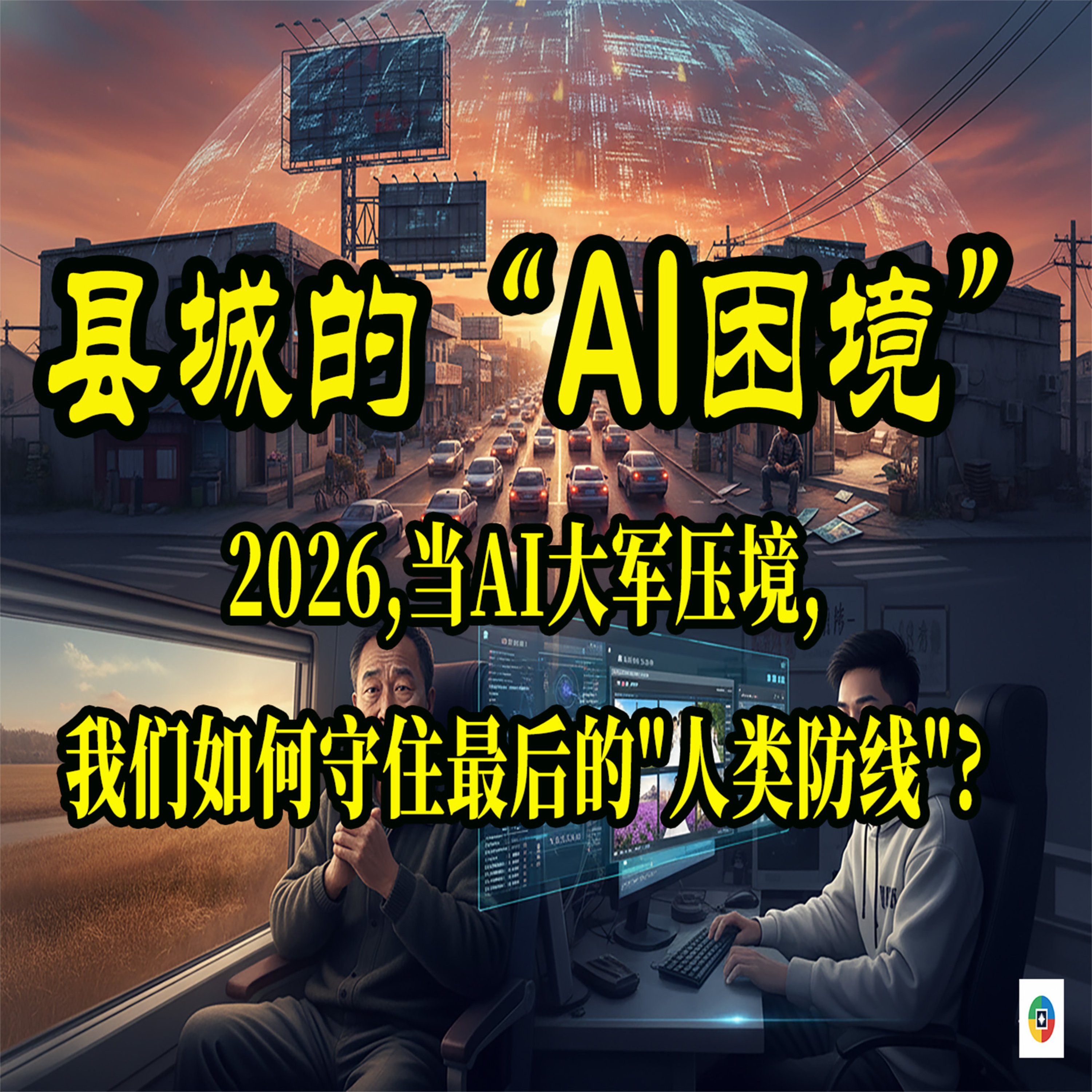 县城的“AI困境”：2026，当AI大军压境，我们如何守住最后的“人类防线”？ episode artwork