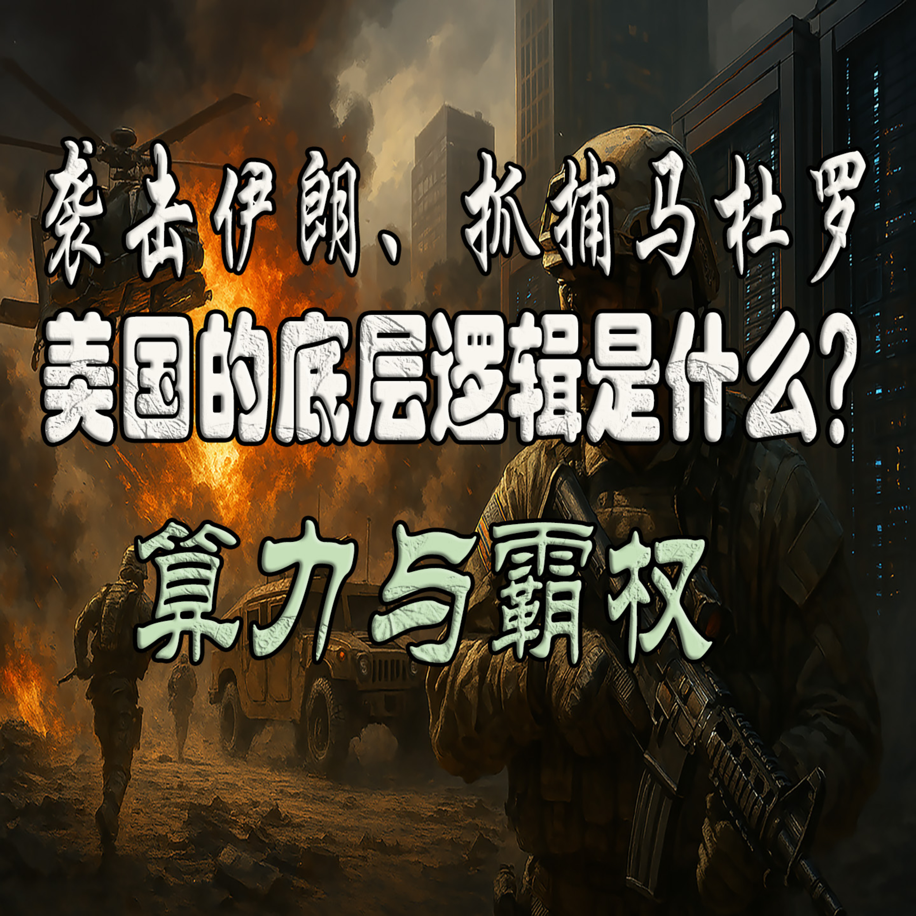 袭击伊朗，抓捕马杜罗。美国的底层逻辑是什么？算力与霸权 episode artwork