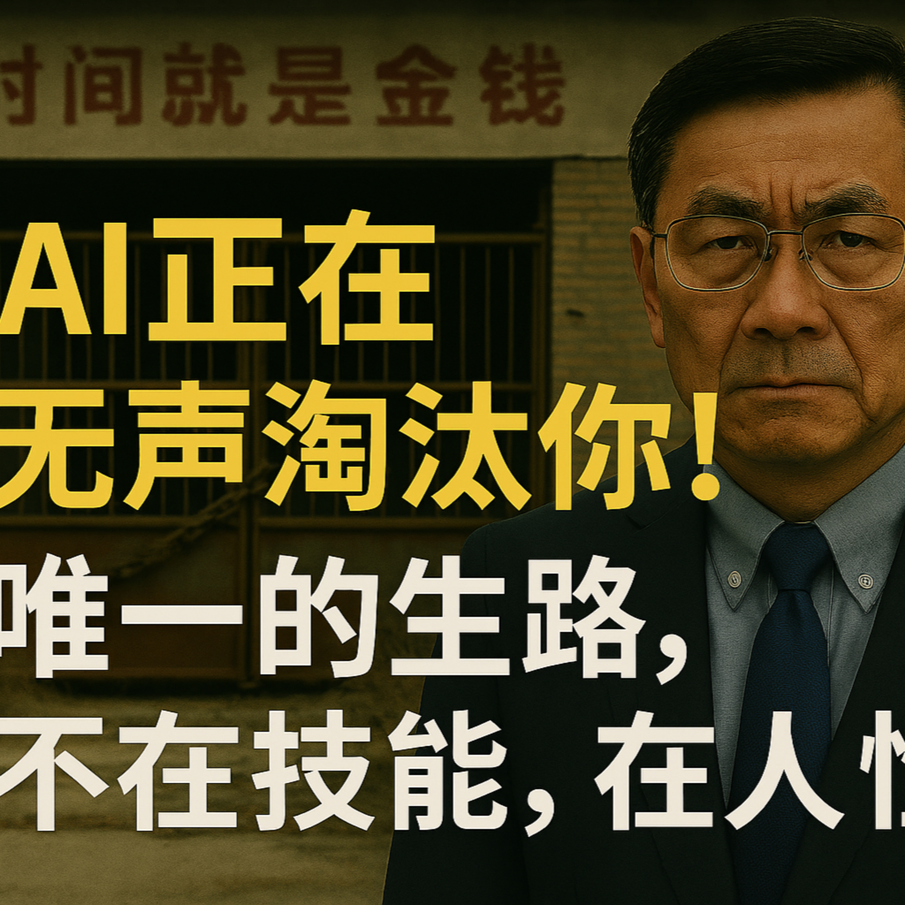 一封来自30年金融老兵的信：AI正在无声淘汰你！唯一的生路，不在技能，在人性。 episode artwork