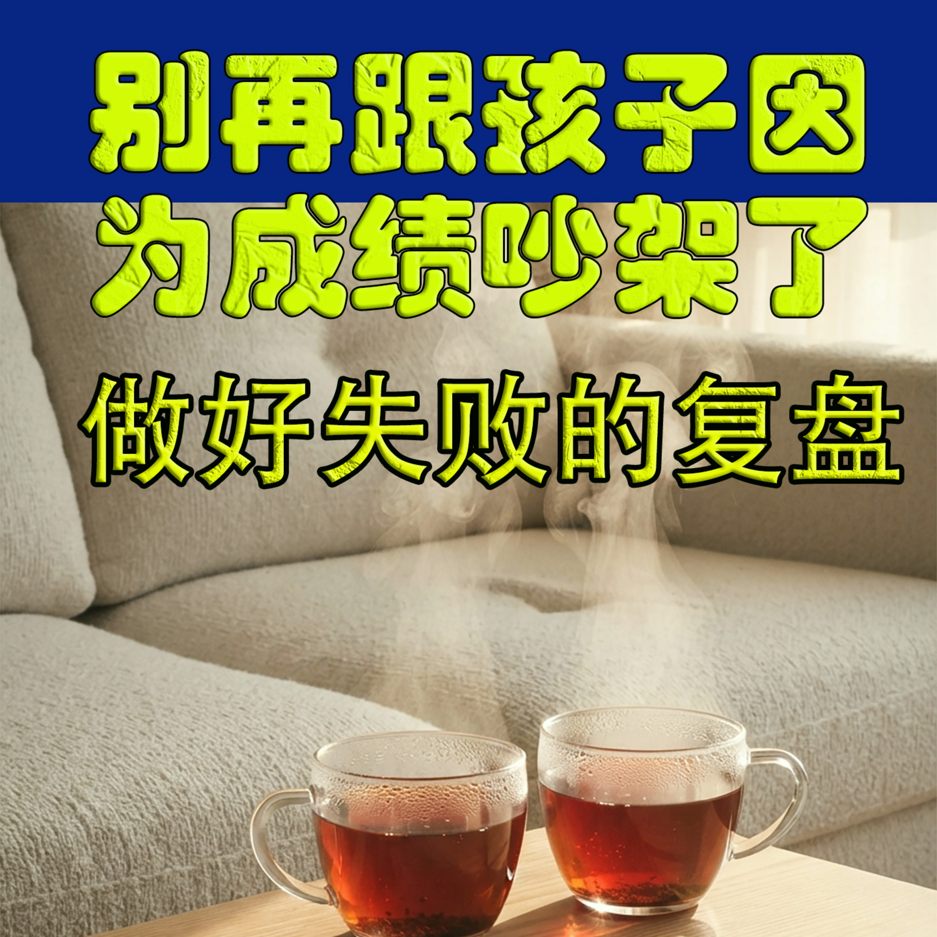 别再跟孩子因为成绩吵架了，做好失败的复盘 episode artwork