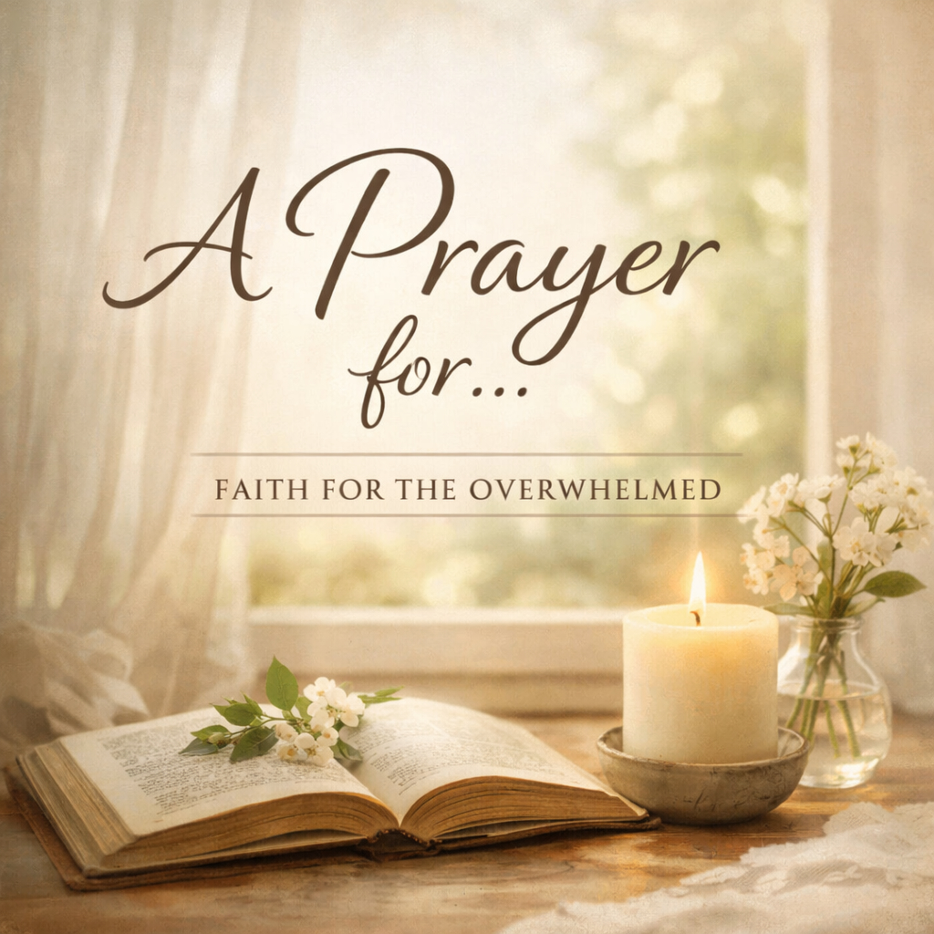 A Prayer for the Anxious Mind | Faith for the Overwhelmed Podcast episode artwork