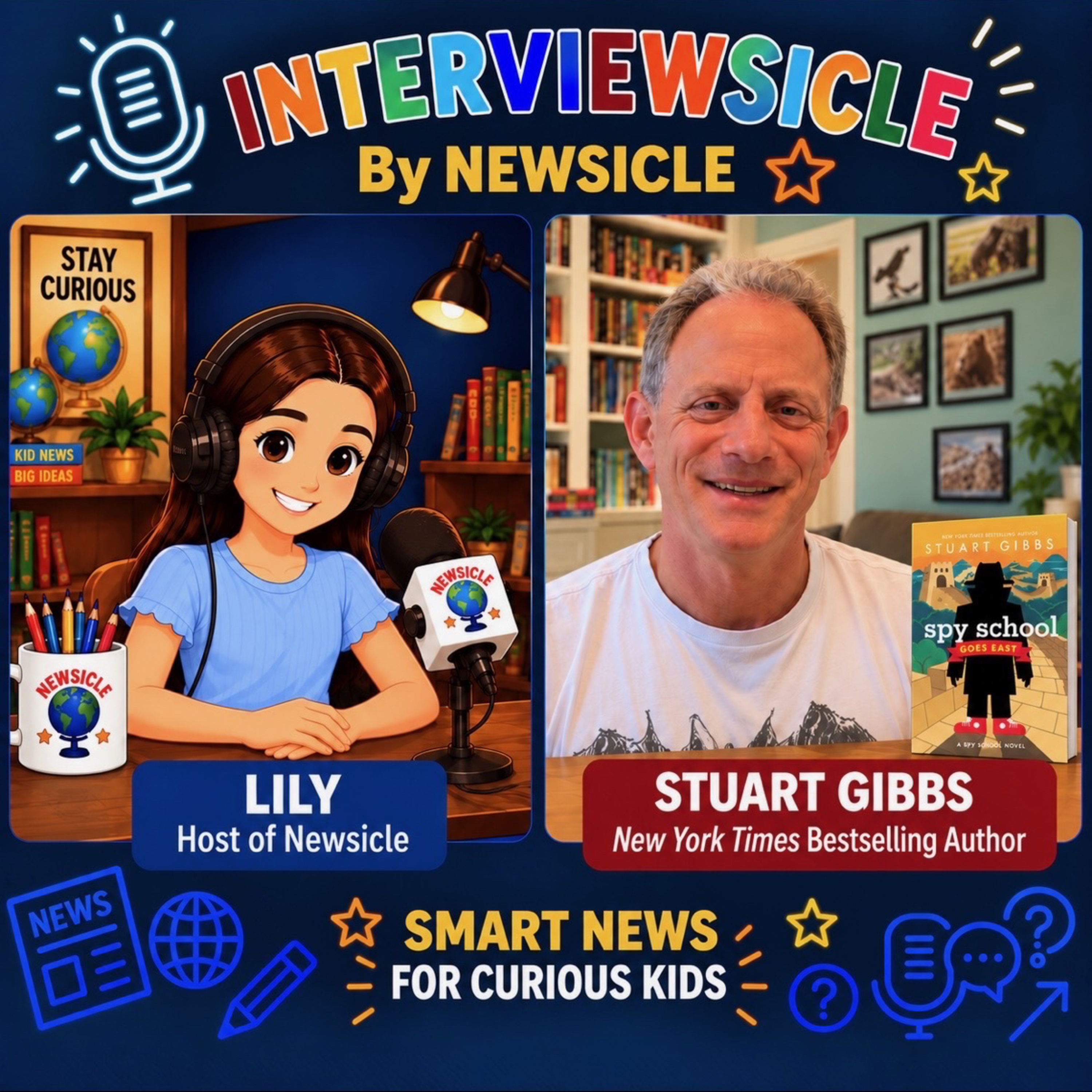 Interviewsicle: Bestselling Author Stuart Gibbs episode artwork