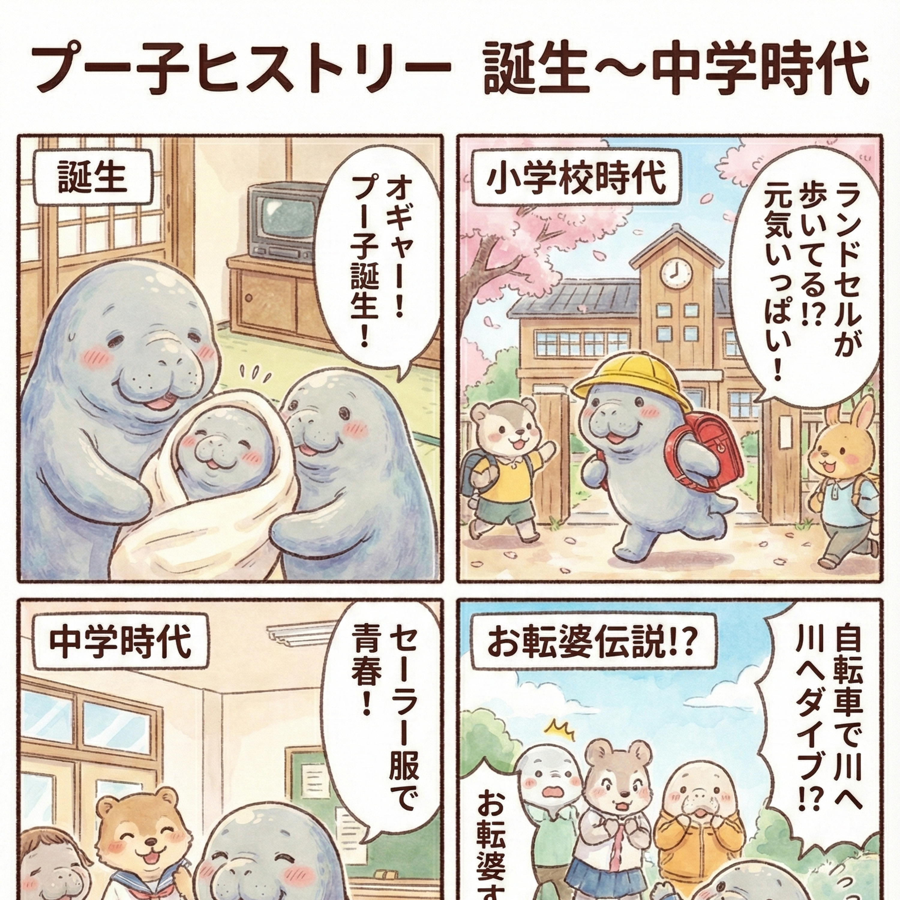 【昭和あるある】ピンポンダッシュと自作の『自転車船』が沈没した夏。妻のわんぱくヒストリー#46 episode artwork
