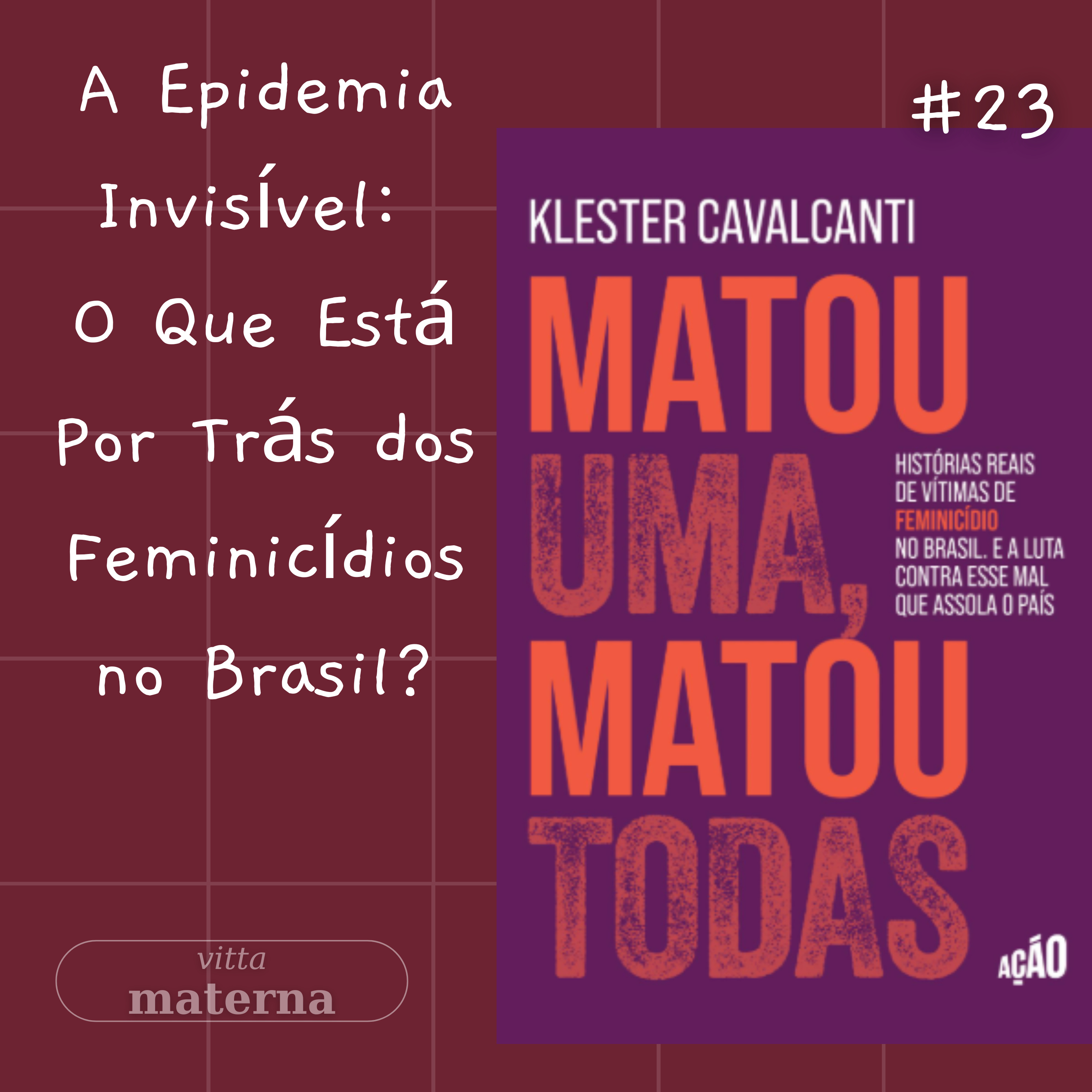 A Epidemia Invisível: Feminicídio no Brasil | Com Kléster Cavalcanti #23 episode artwork