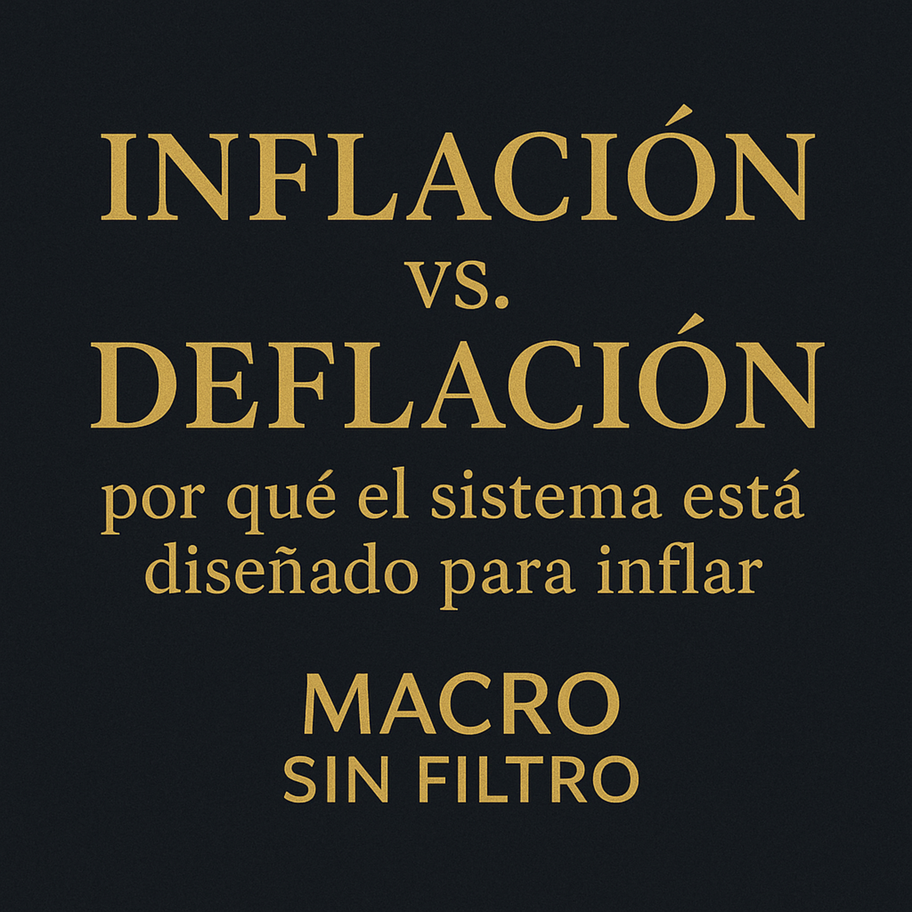 Inflación vs. Deflación: por qué el sistema está diseñado para inflar episode artwork