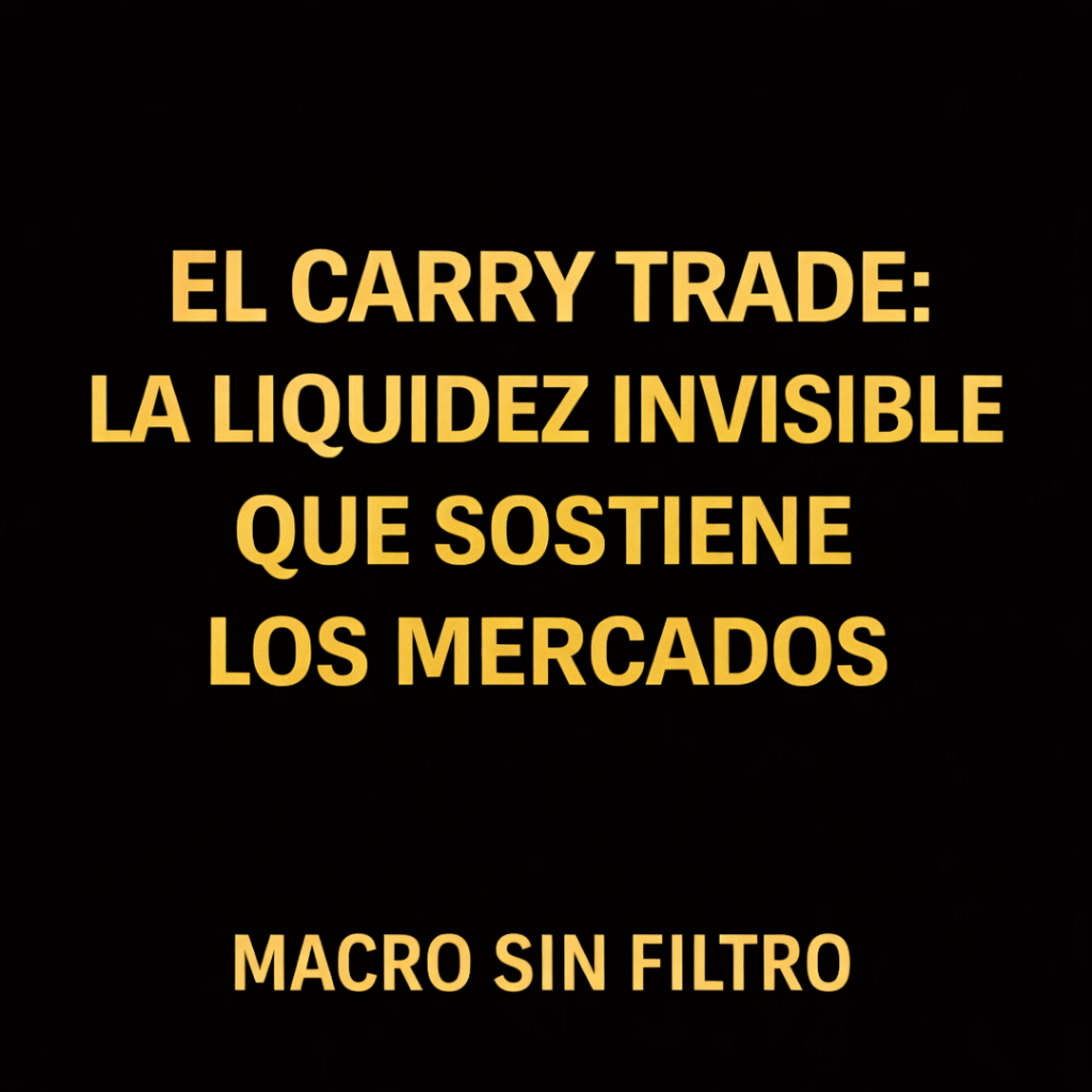 El Carry Trade: La Liquidez Invisible que Sostiene los Mercados episode artwork