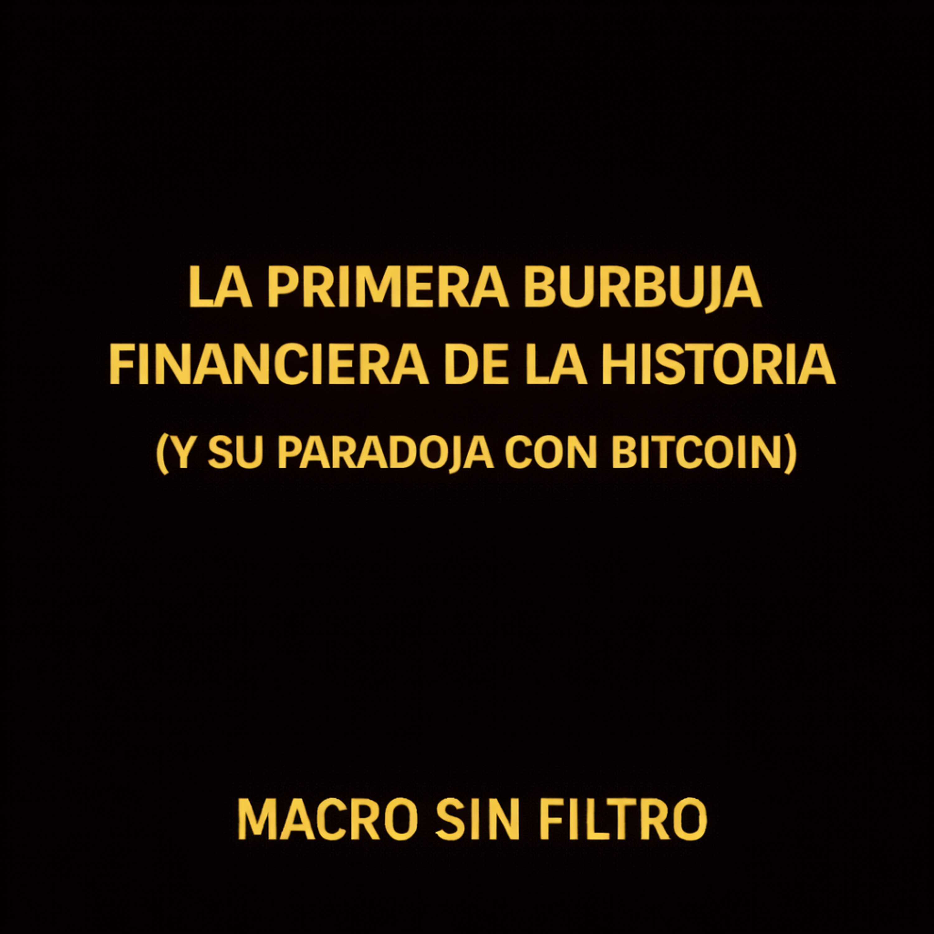 La Primera Burbuja Financiera de la Historia (y su Paradoja con Bitcoin) episode artwork