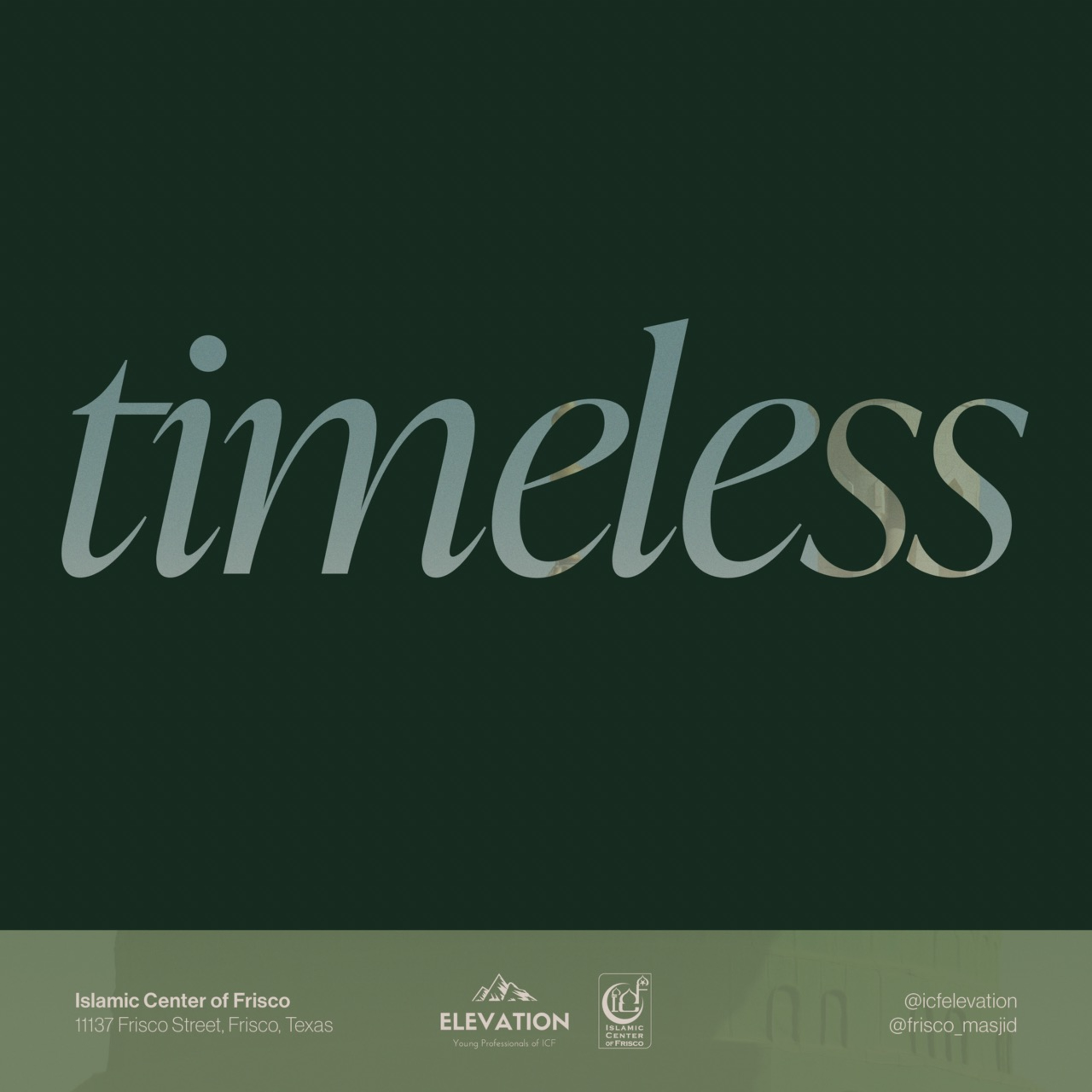 Intro | Timeless – Ustadh Safi Khan | 12.02.2025 episode artwork