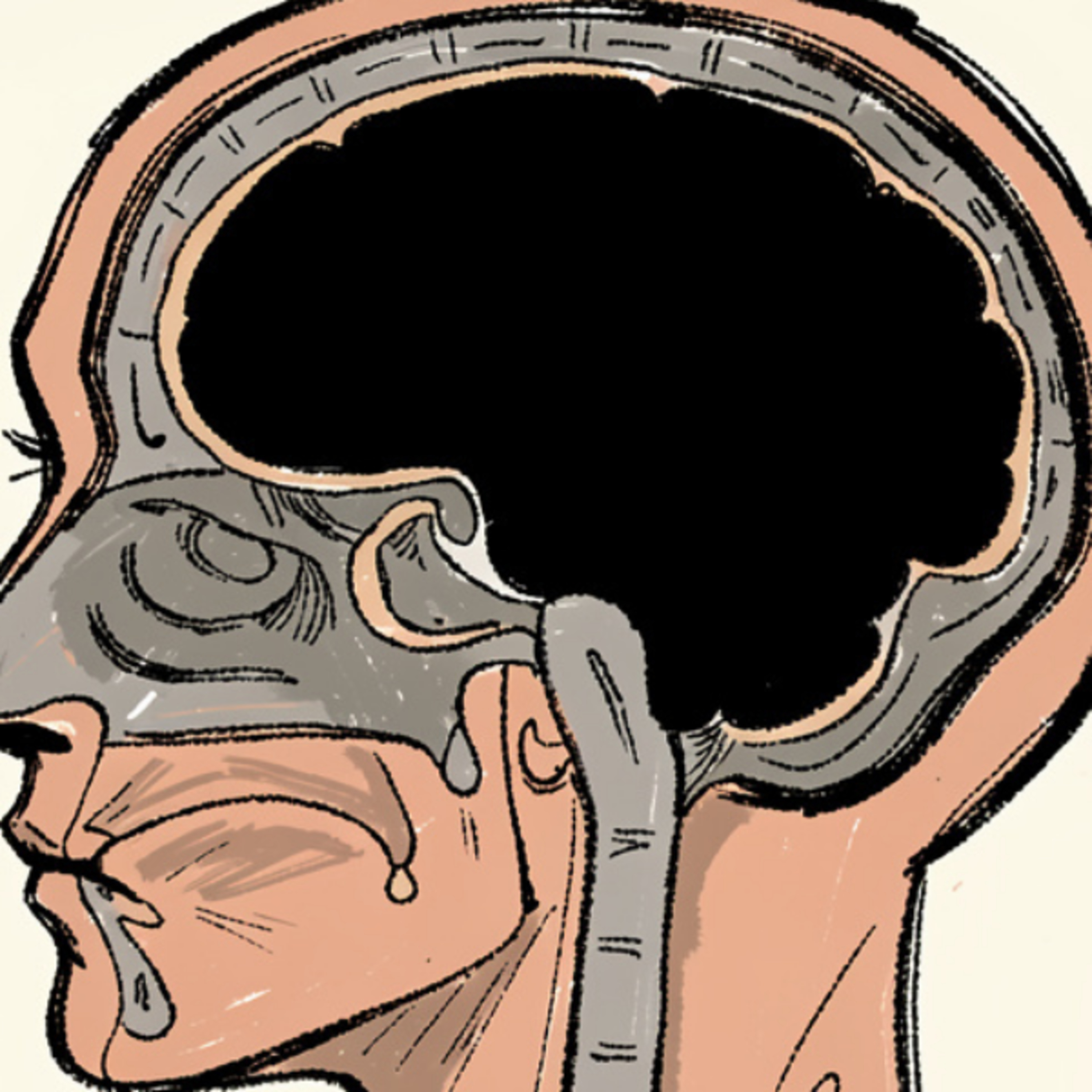 The Man Living with No Brain  episode artwork