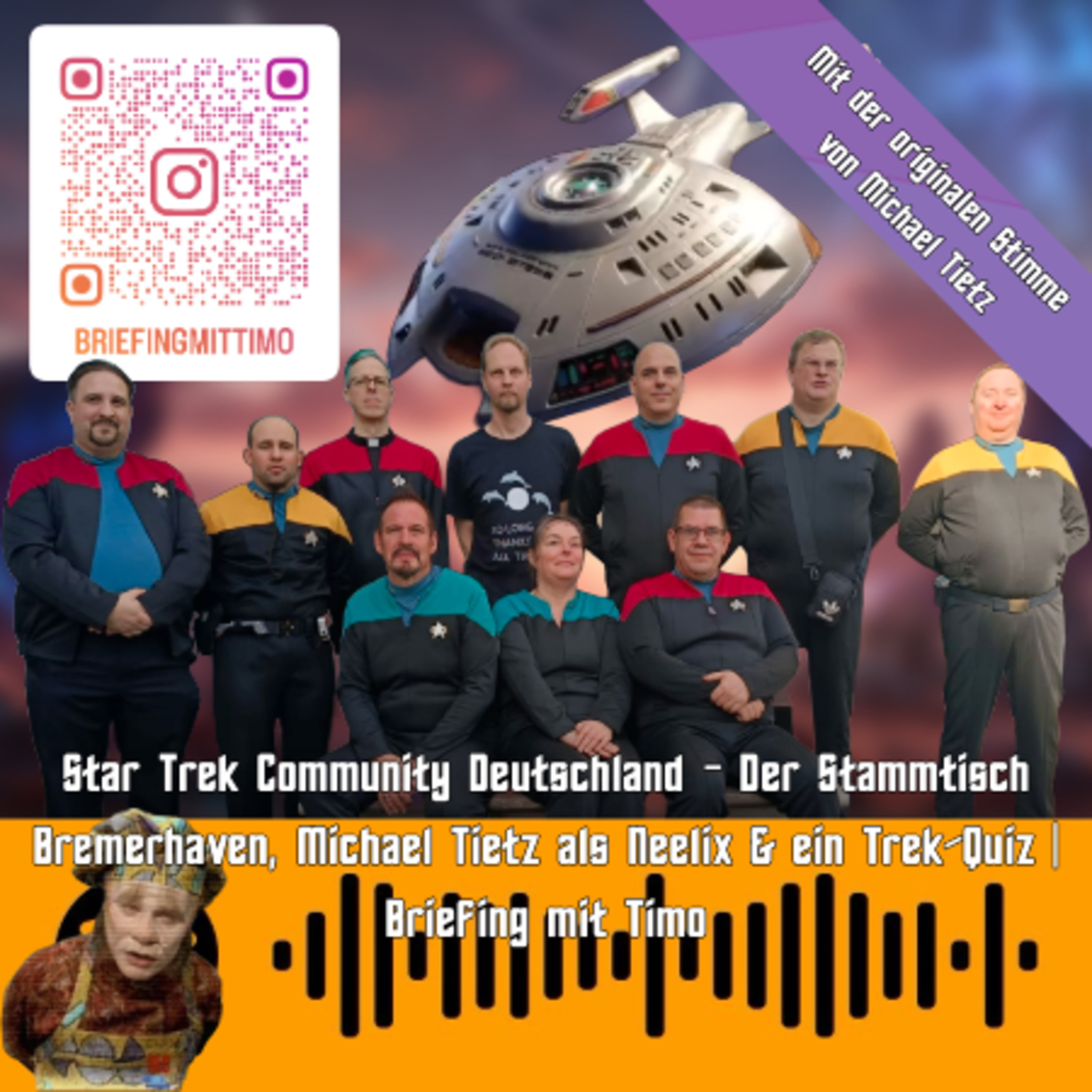 Star Trek Community Deutschland – Der Stammtisch Bremerhaven, Michael Tietz als Neelix & ein Trek-Quiz | Briefing mit Timo episode artwork
