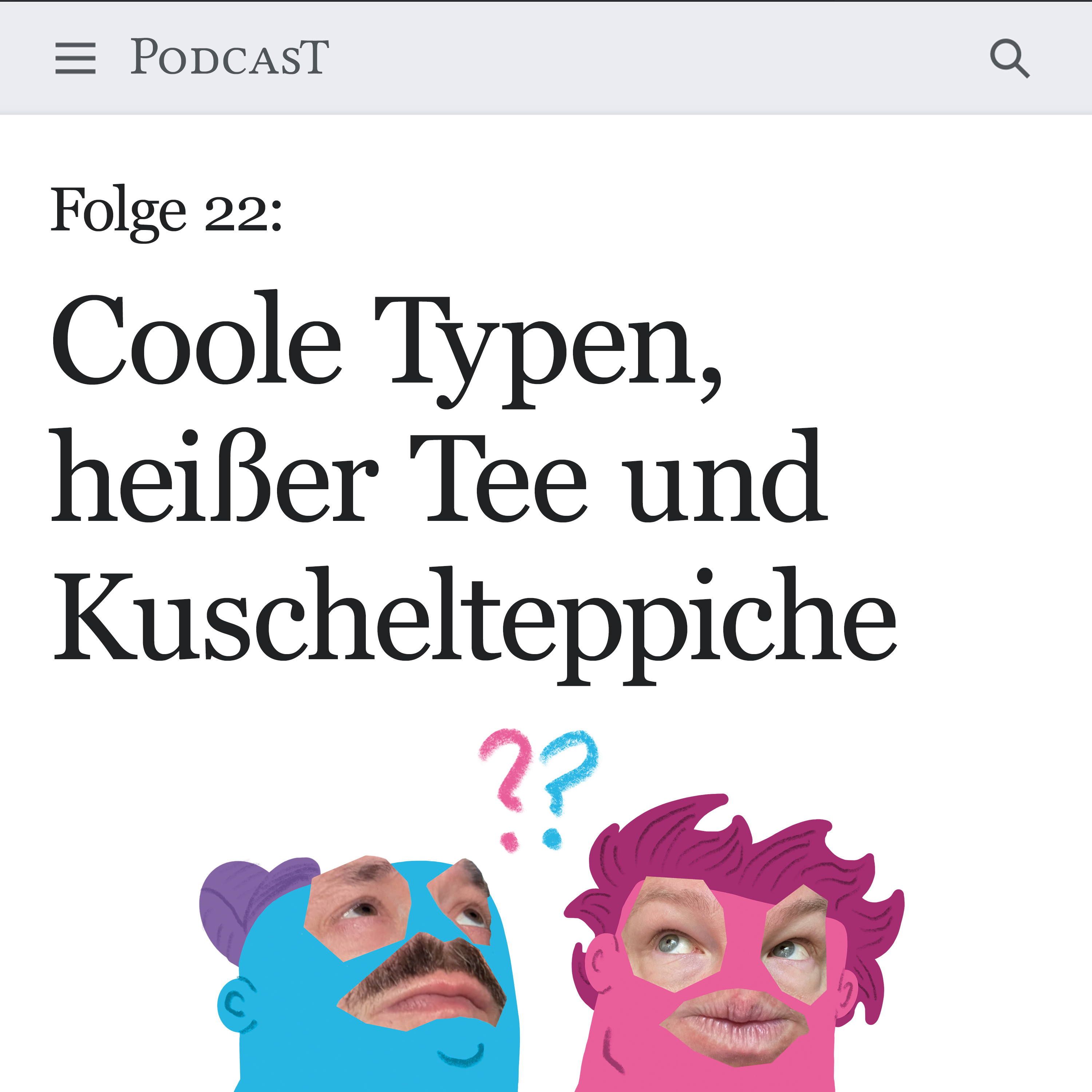 Coole Typen, heißer Tee und Kuschelteppiche episode artwork