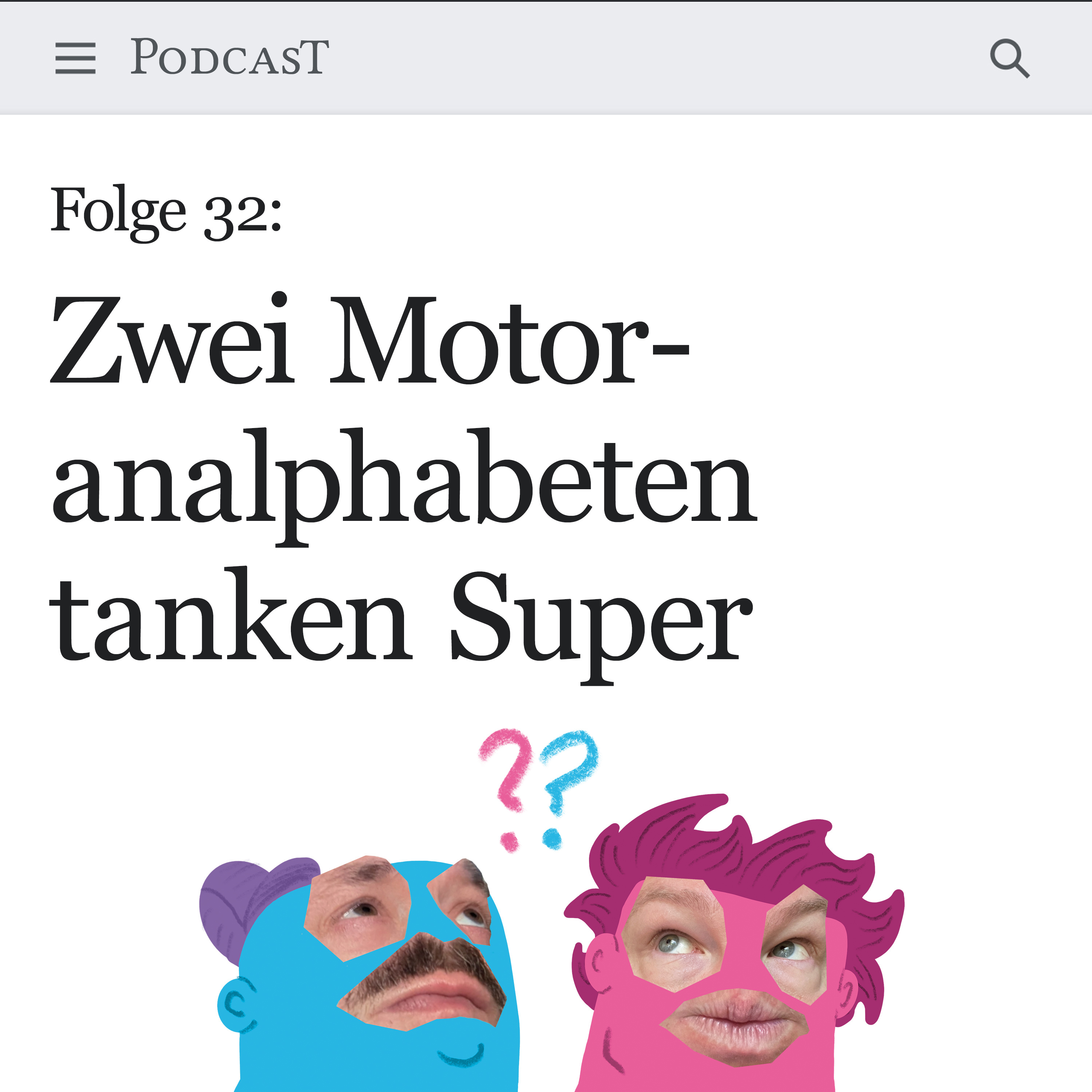 Zwei Motoranalphabeten tanken Super episode artwork