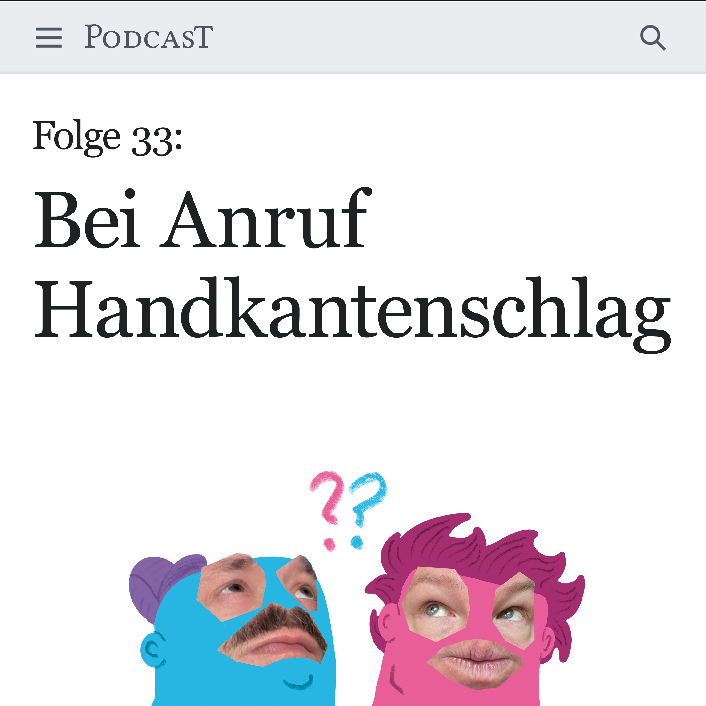 Bei Anruf Handkantenschlag episode artwork