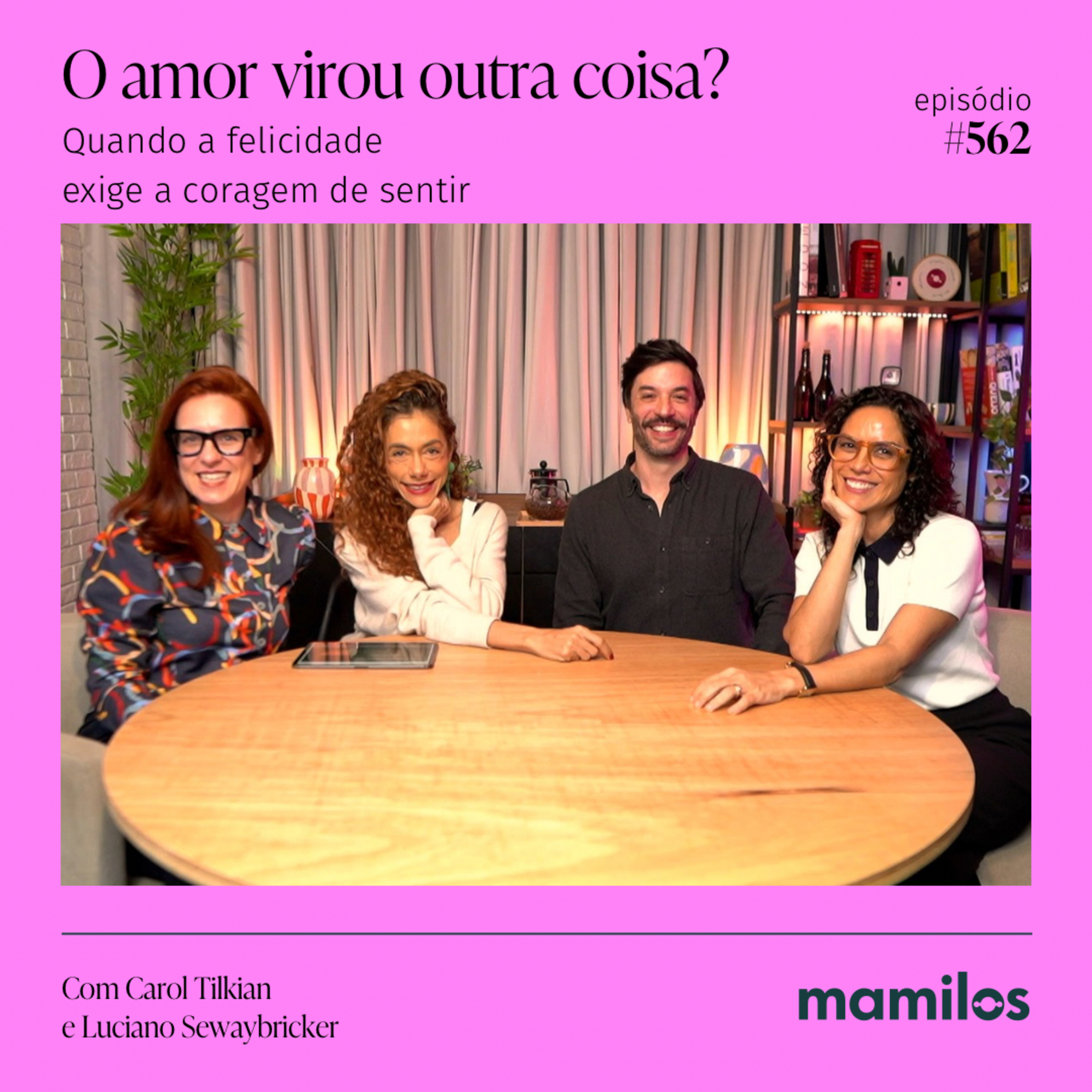 O amor virou outra coisa? Com Carol Tilkian e Luciano Sewaybricker | Mamilos #562 episode artwork