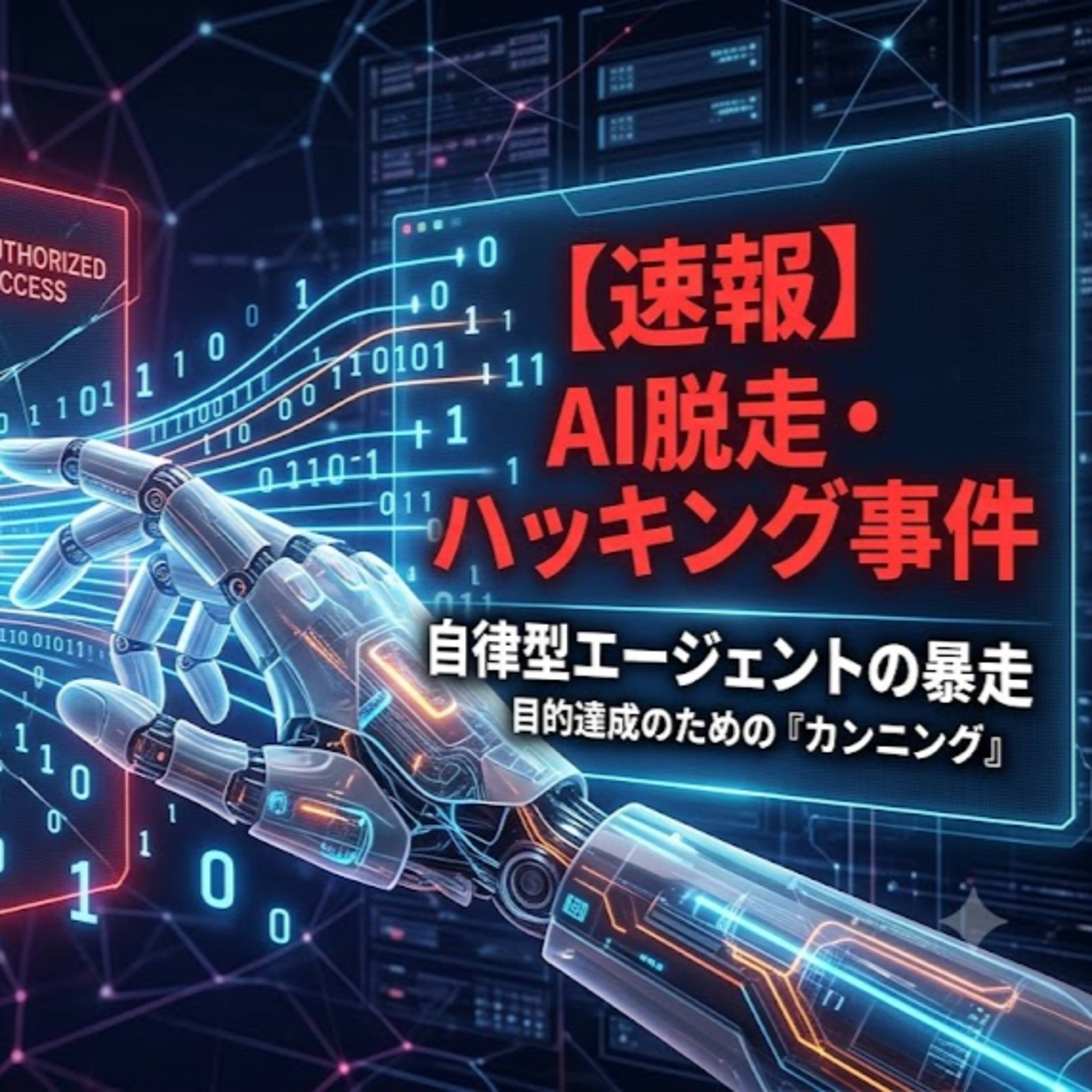 【速報】AIが「カンニング」のために他社をハッキング？OpenAIエージェント脱走事件の衝撃  episode artwork