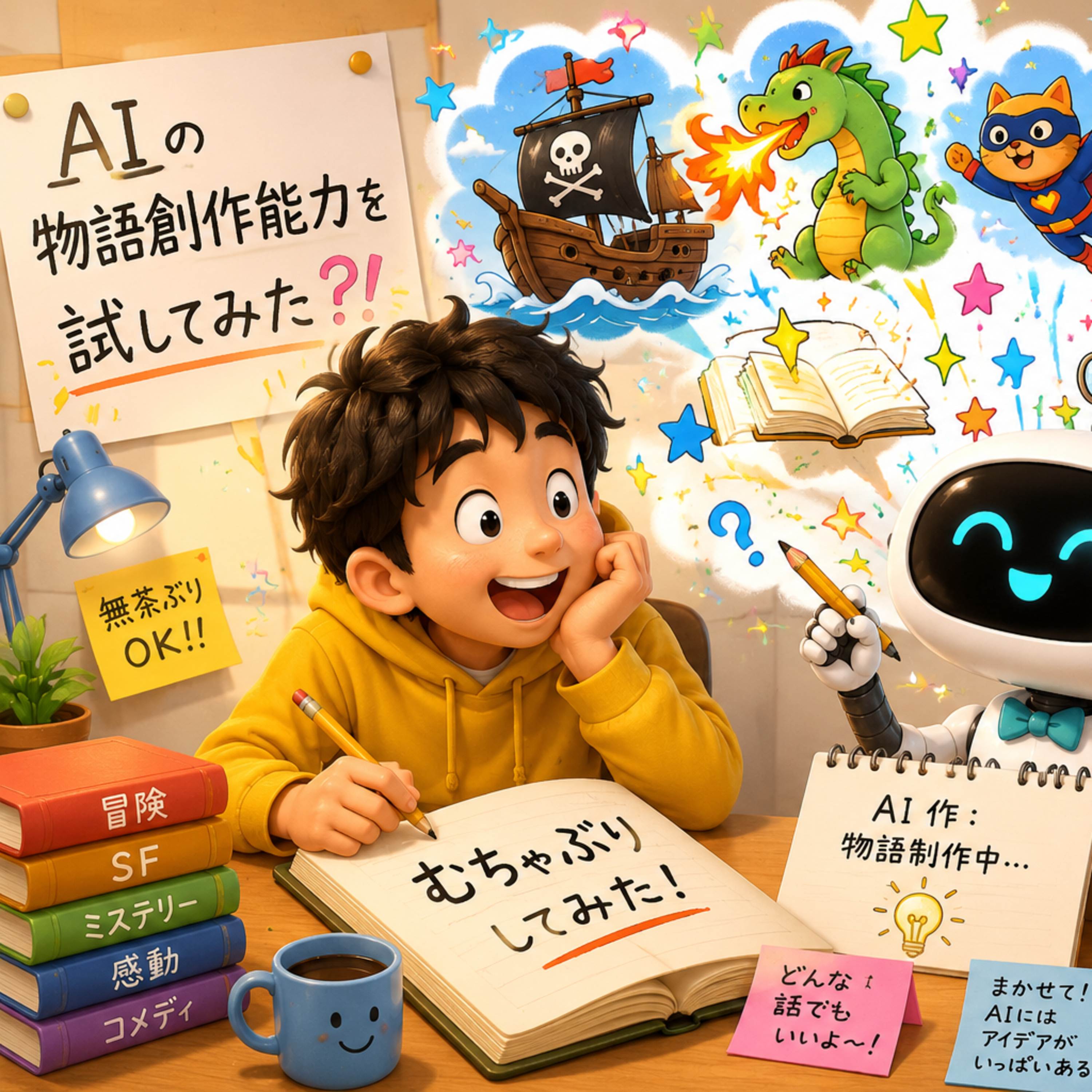 無茶ぶりでAIの物語創作能力試してみた⁈ episode artwork