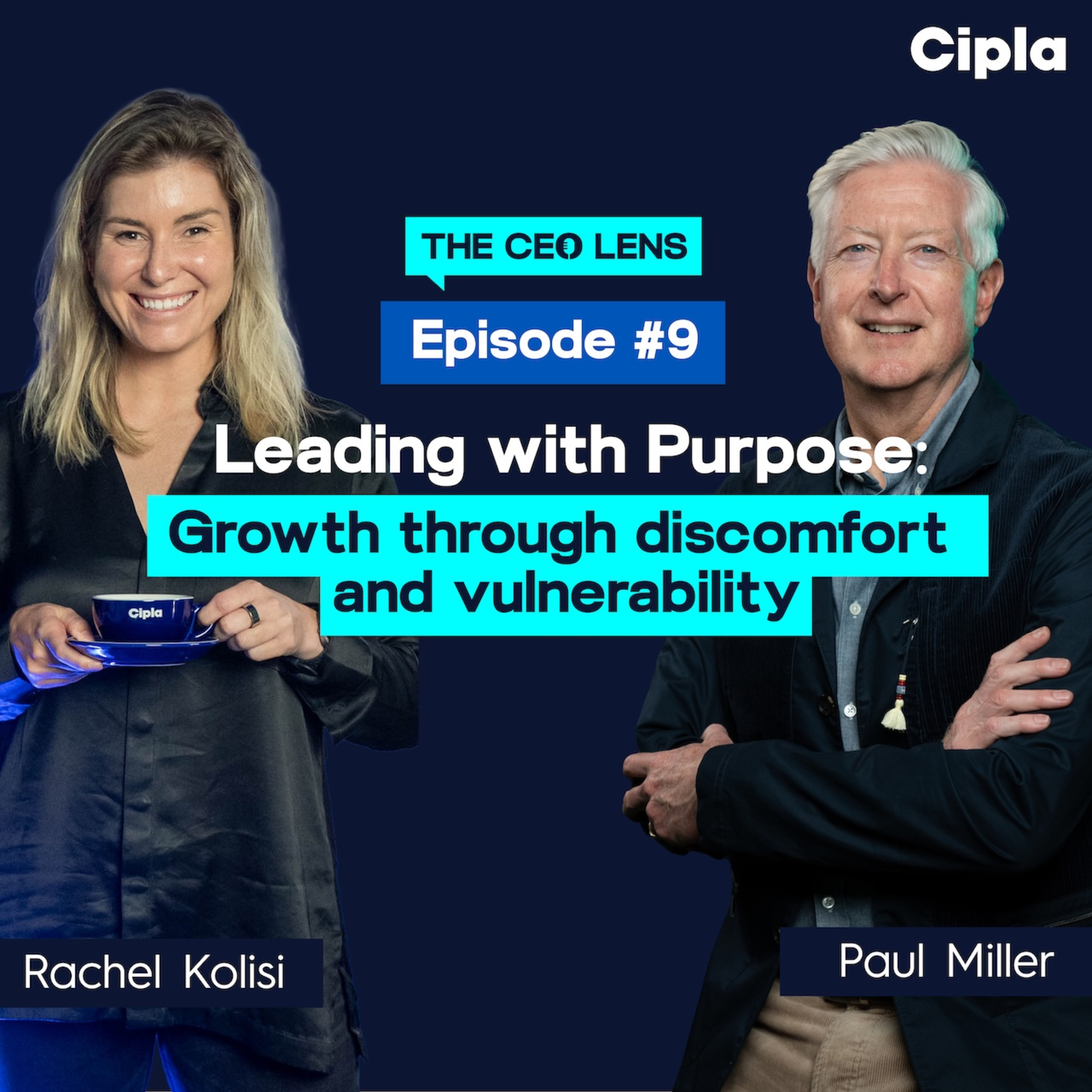 Growth through discomfort and vulnerability | Rachel Kolisi | The CEO Lens Podcast episode artwork