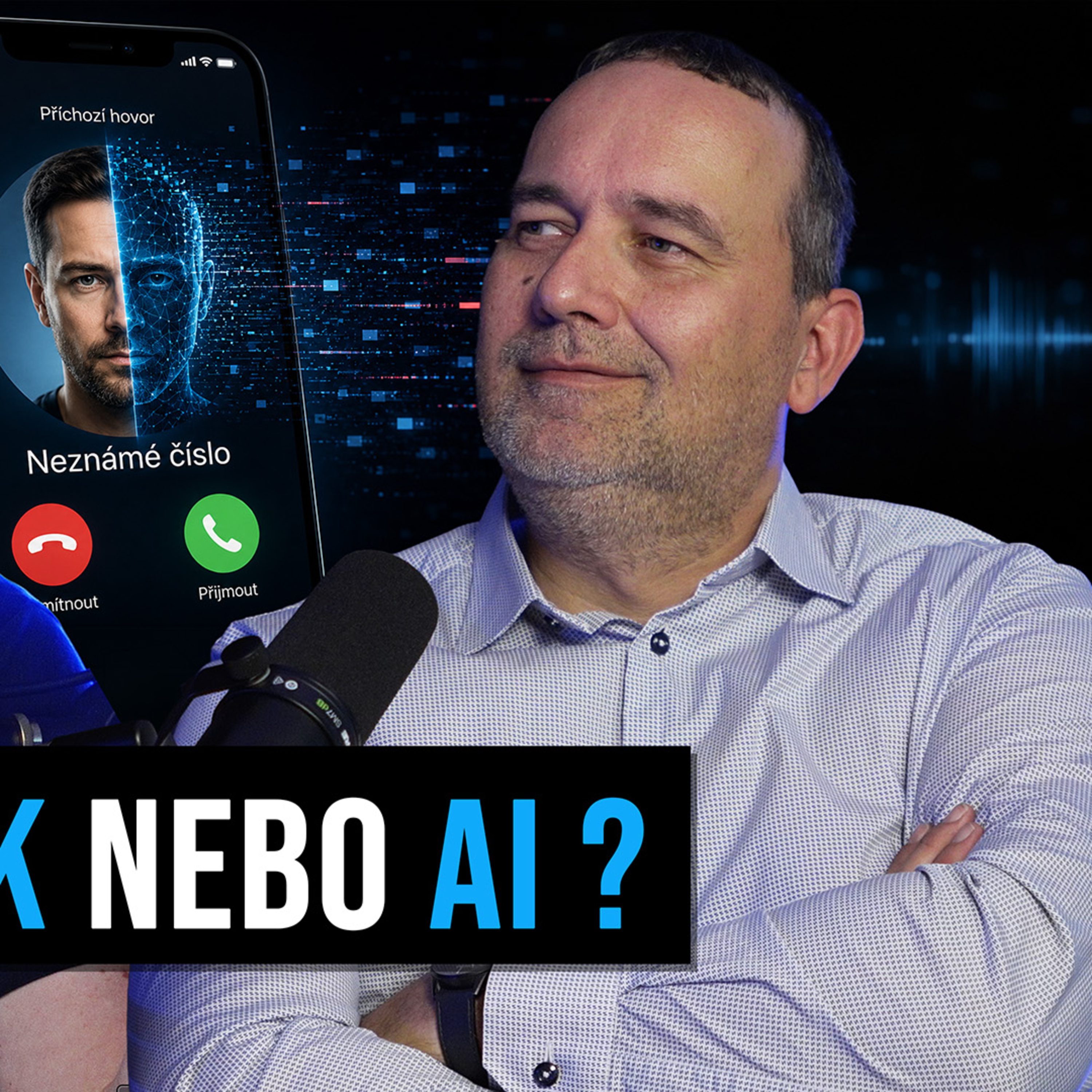 Ředitel bezpečnosti O2: Brzy nepoznáte, jestli vám volá člověk, nebo AI episode artwork