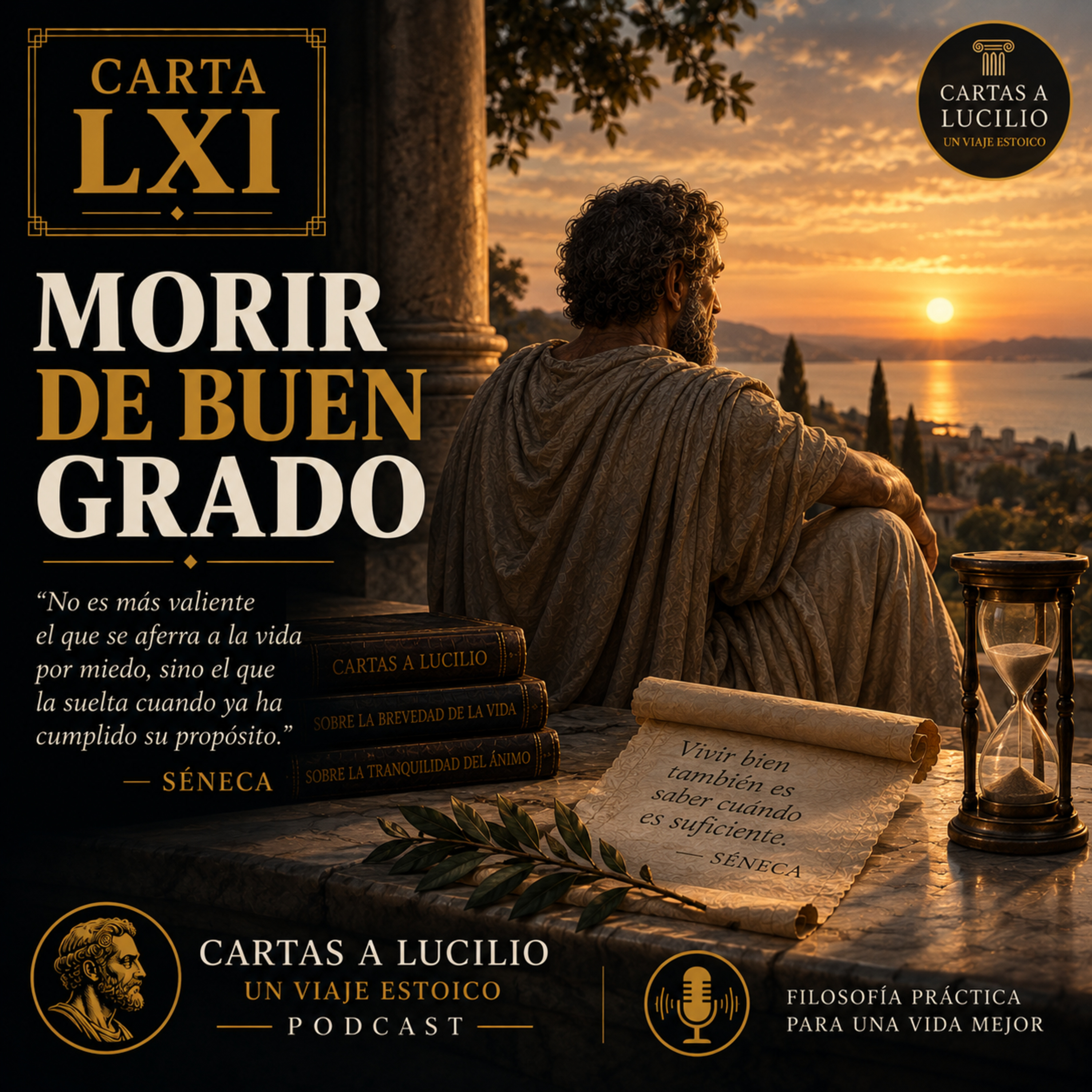 Portada de Cartas a Lucilio: Un viaje estoico