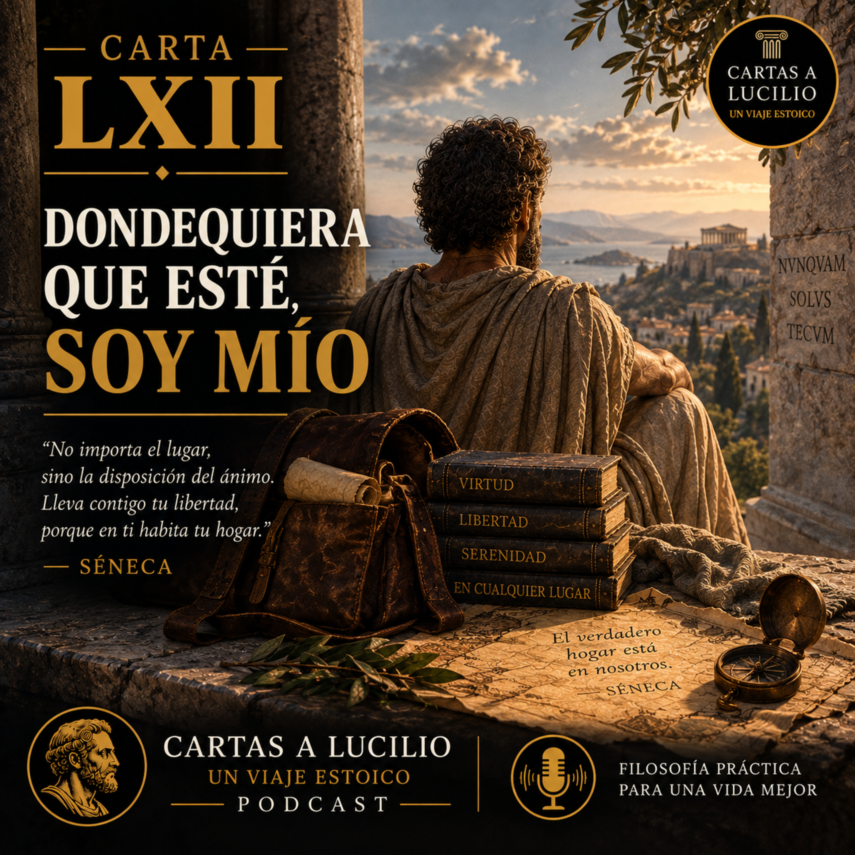 Portada de Cartas a Lucilio: Un viaje estoico